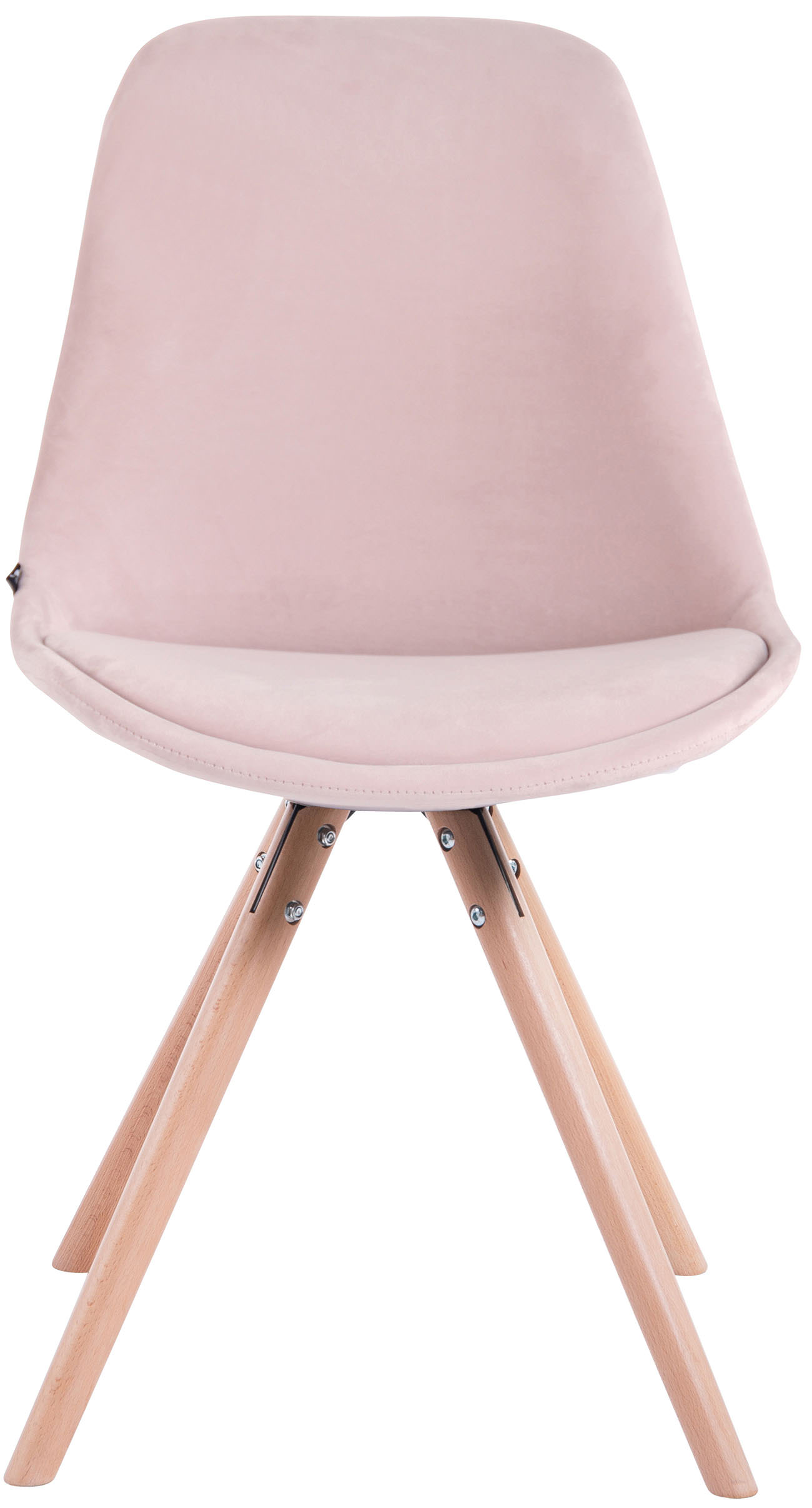Set van 4 Stoelen Toulouse Rond frame - Fluweel