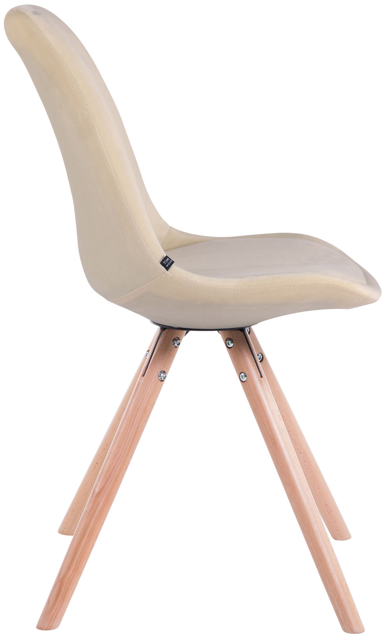 Set van 4 Stoelen Toulouse Rond frame - Fluweel