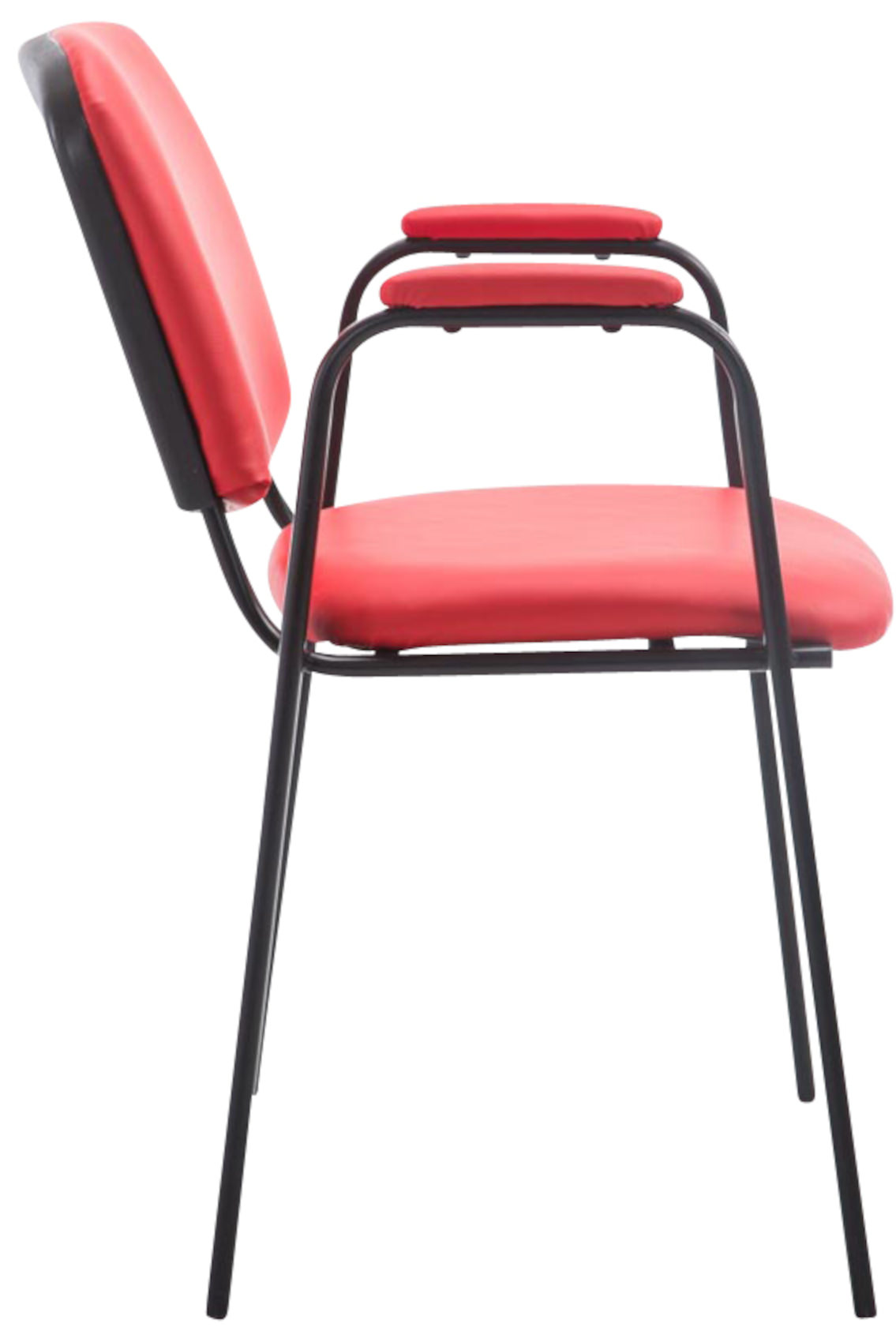 Set van 4 stapelstoelen Ken Pro kunstleer