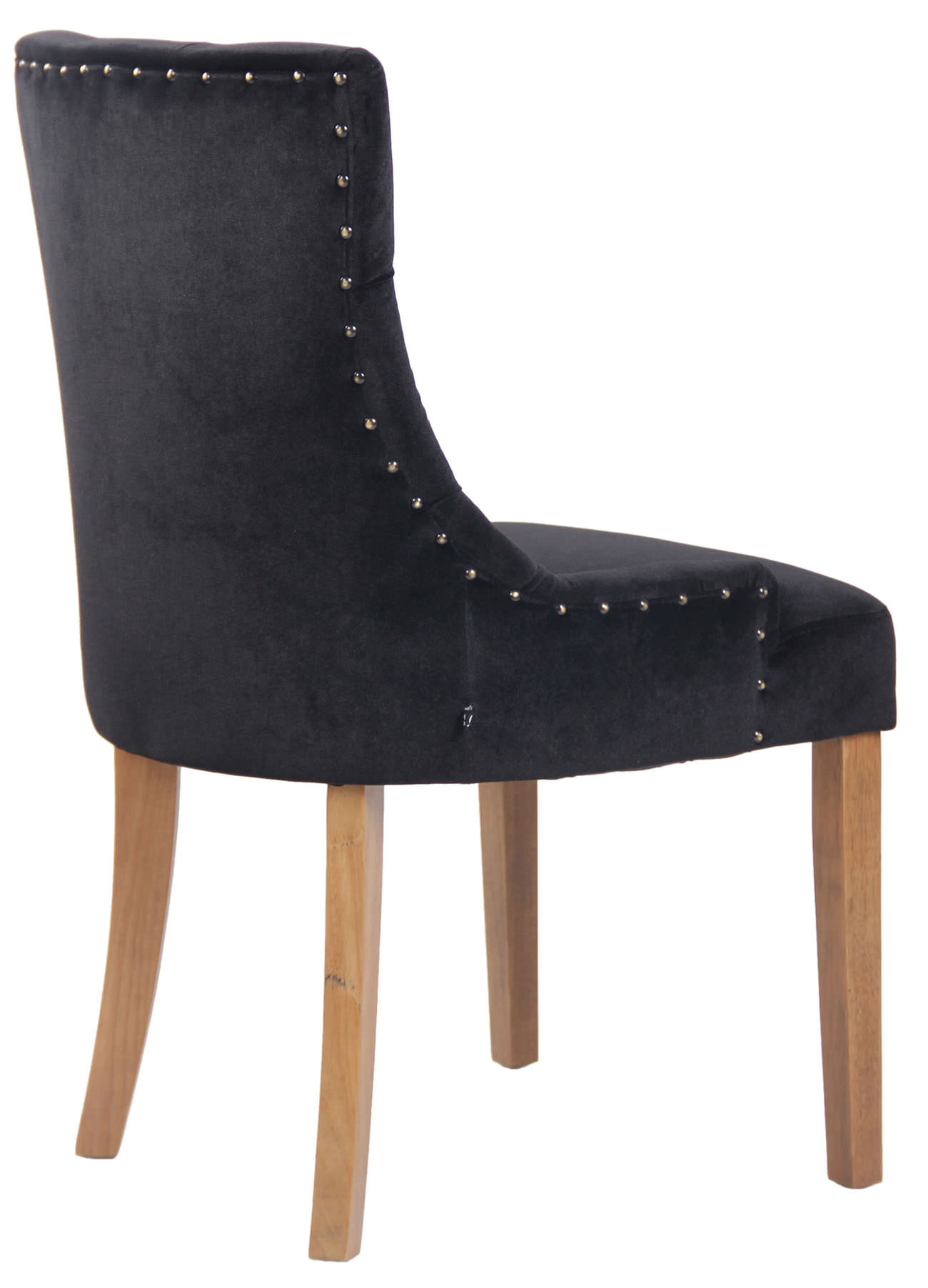 Set van 4 eetkamerstoelen Aberdeen Fluweel