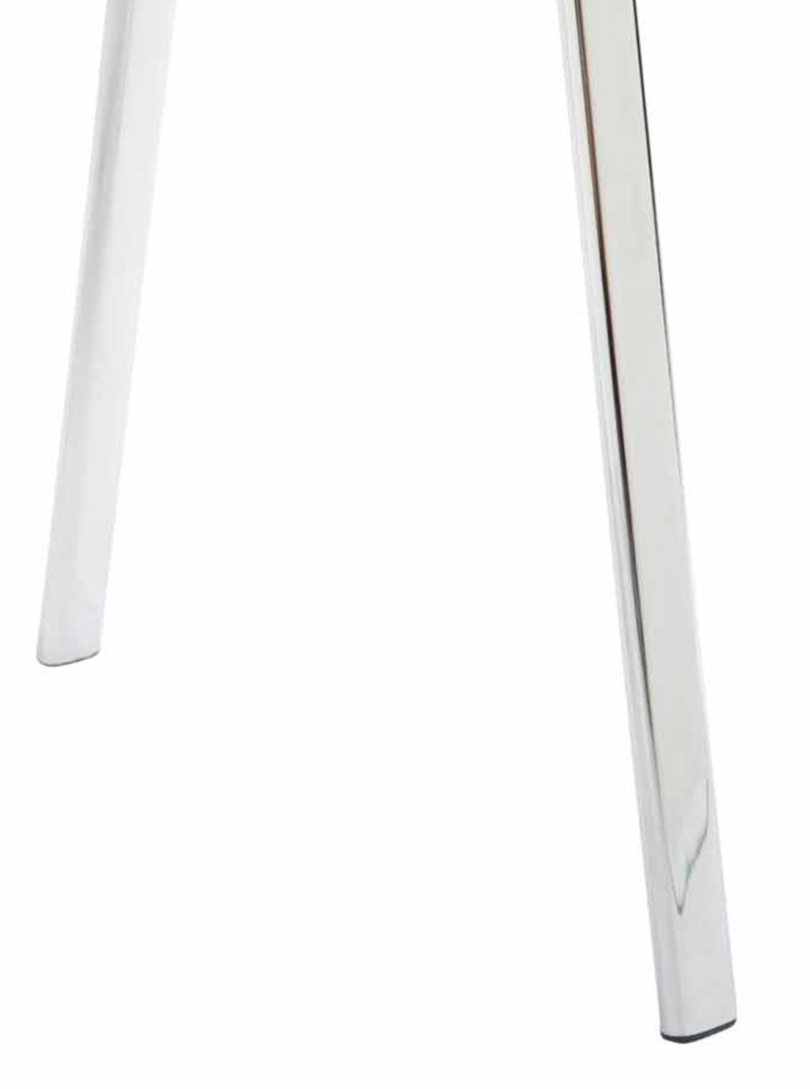 Set van 4 stoelen Ken Chroom Kunstleer
