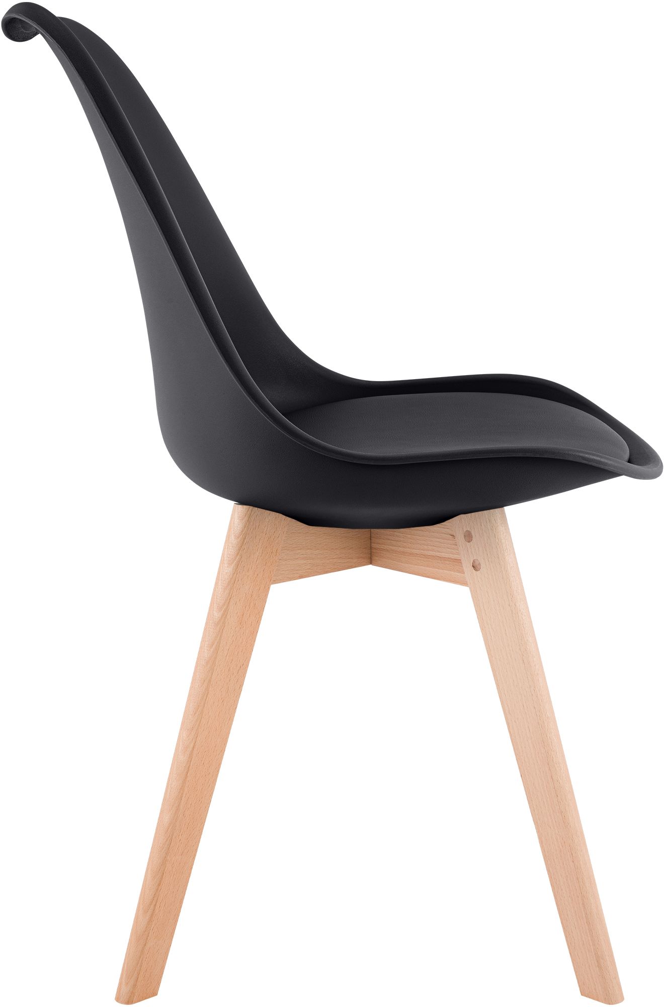 4-delige set Linares eetkamerstoelen
