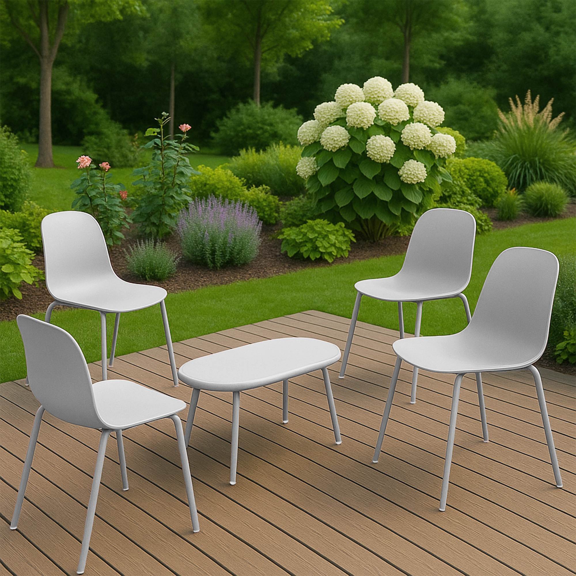 Tuinset Veldin 4-zits