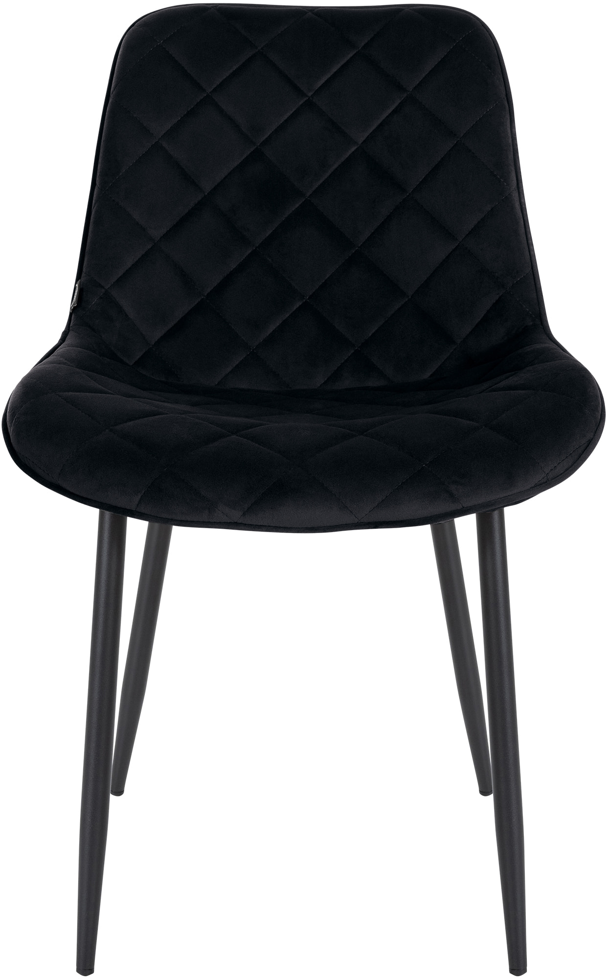 Set van 4 eetkamerstoelen Springs Fluweel