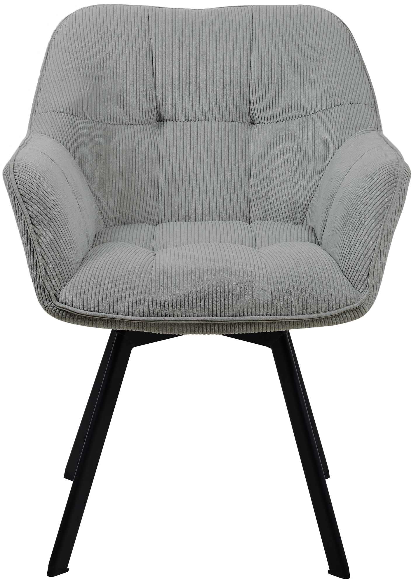 Set van 2 eetkamerstoelen Jordi Cord