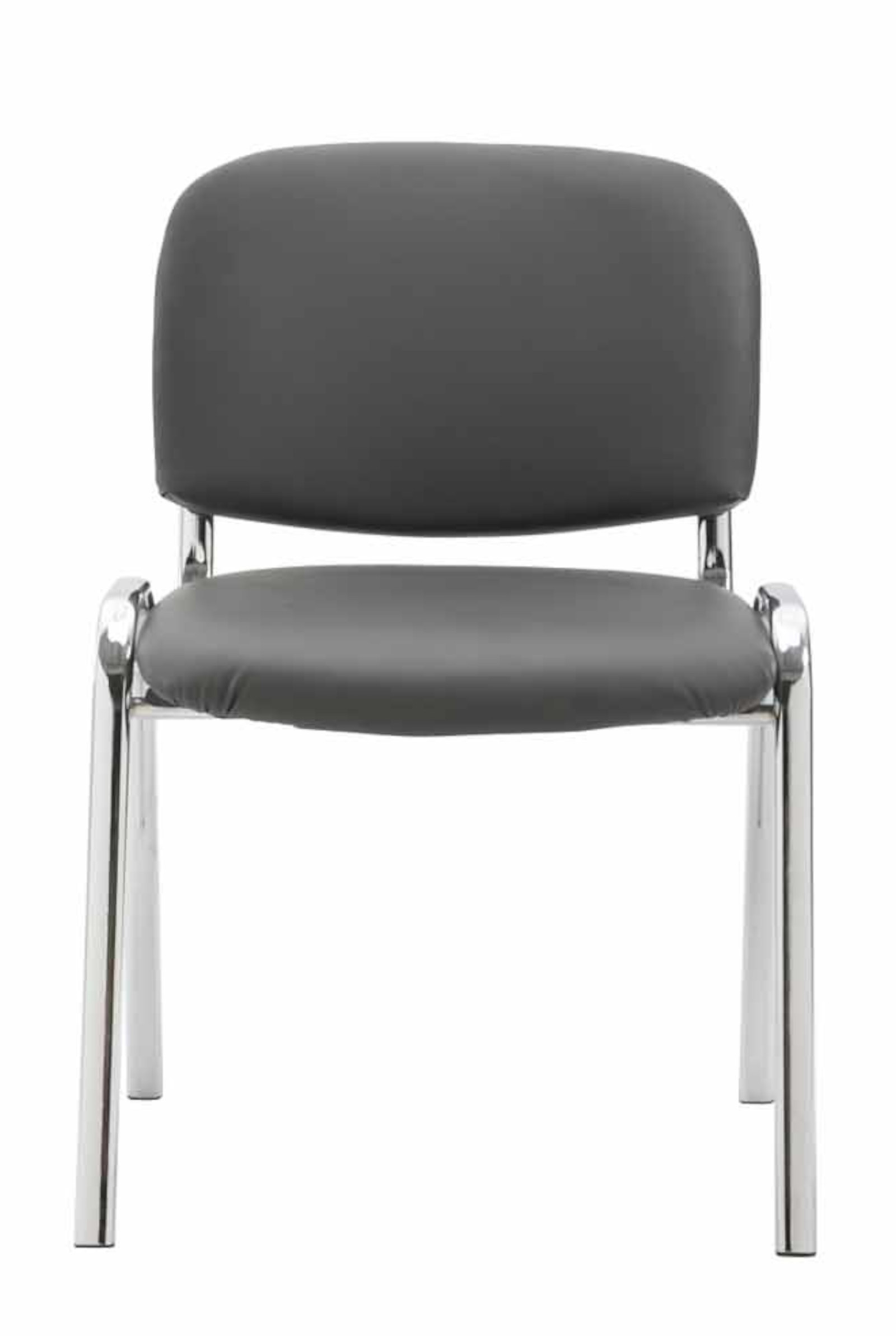 Set van 4 stoelen Ken Chroom Kunstleer