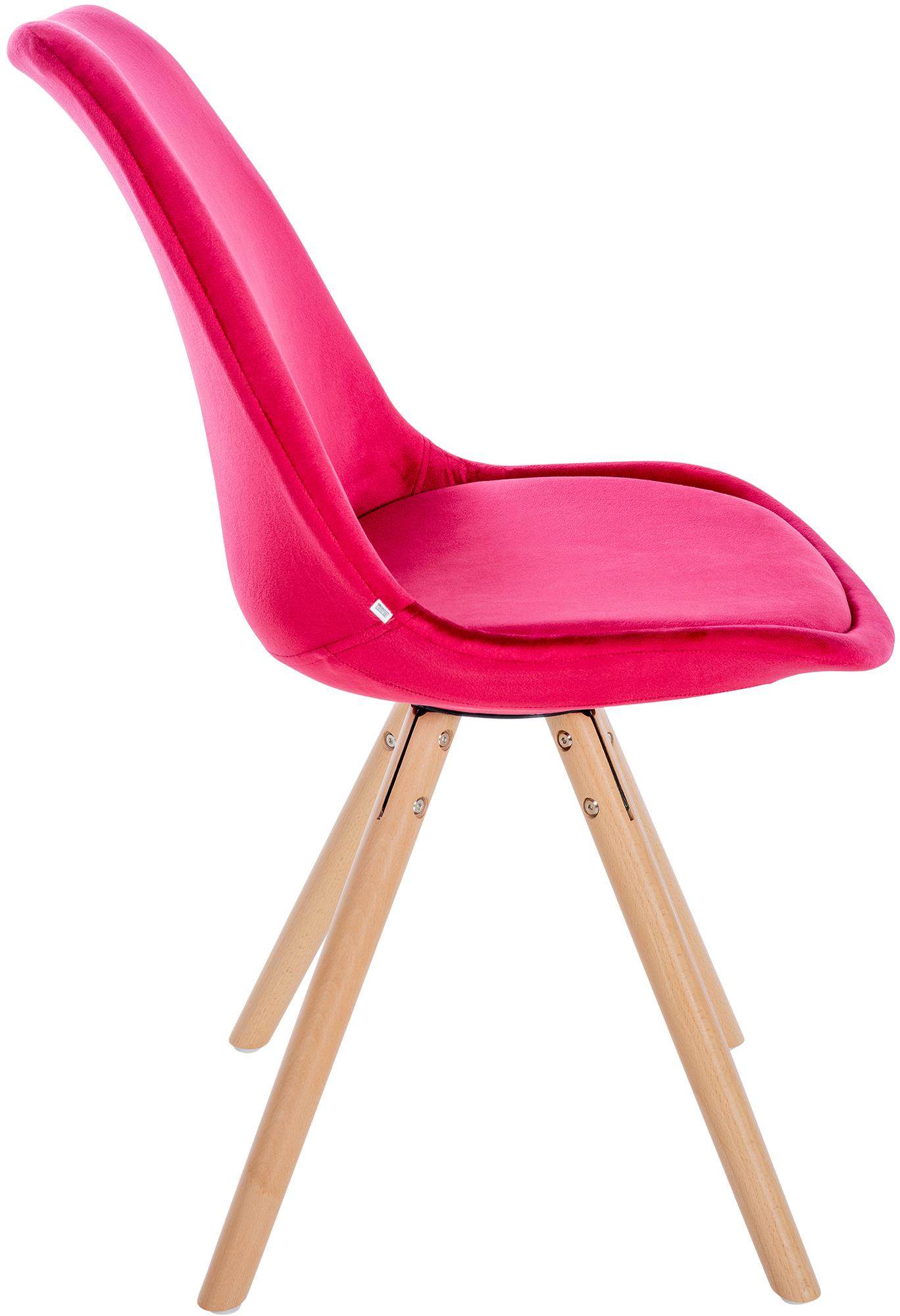 Set van 4 eetkamerstoelen Sofia fluweel