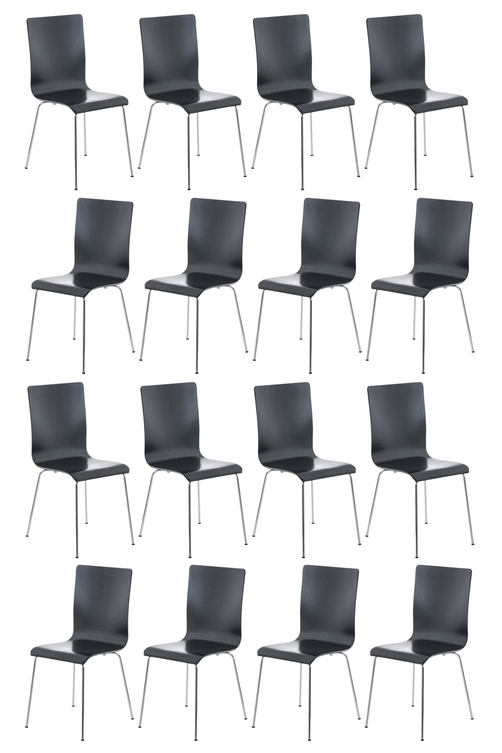 Set van 16 Pepe bezoekersstoelen