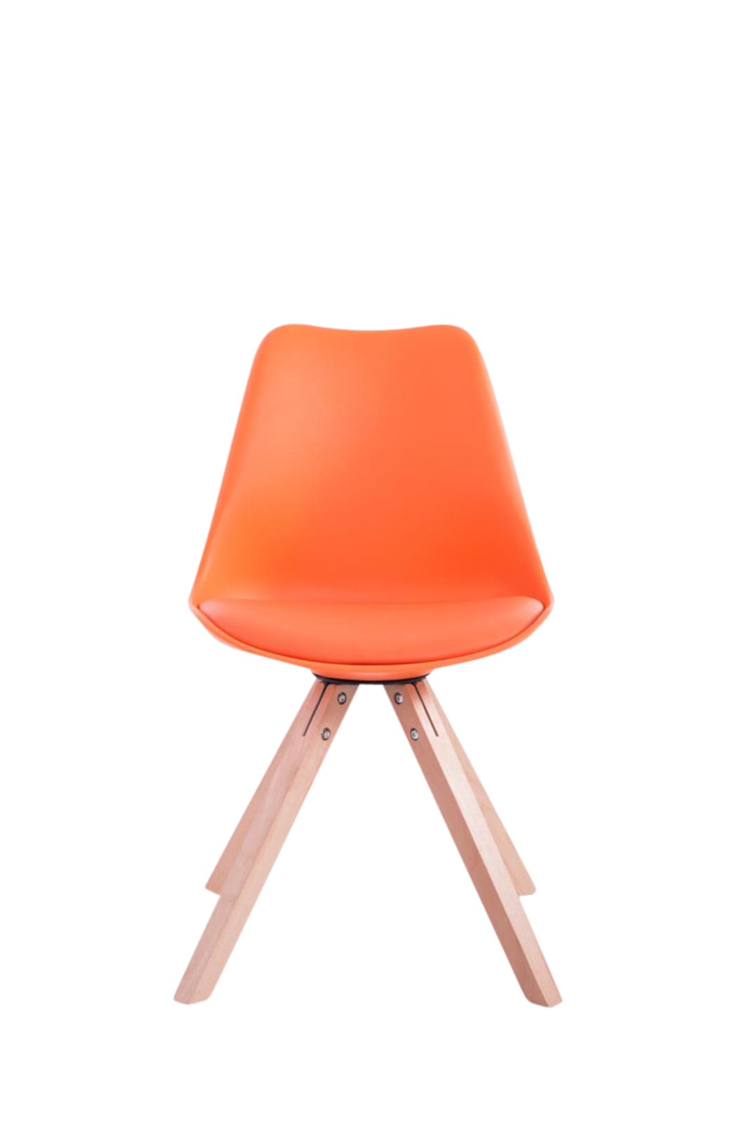 Set van 4 stoelen Toulouse - Vierkant - Kunstleer
