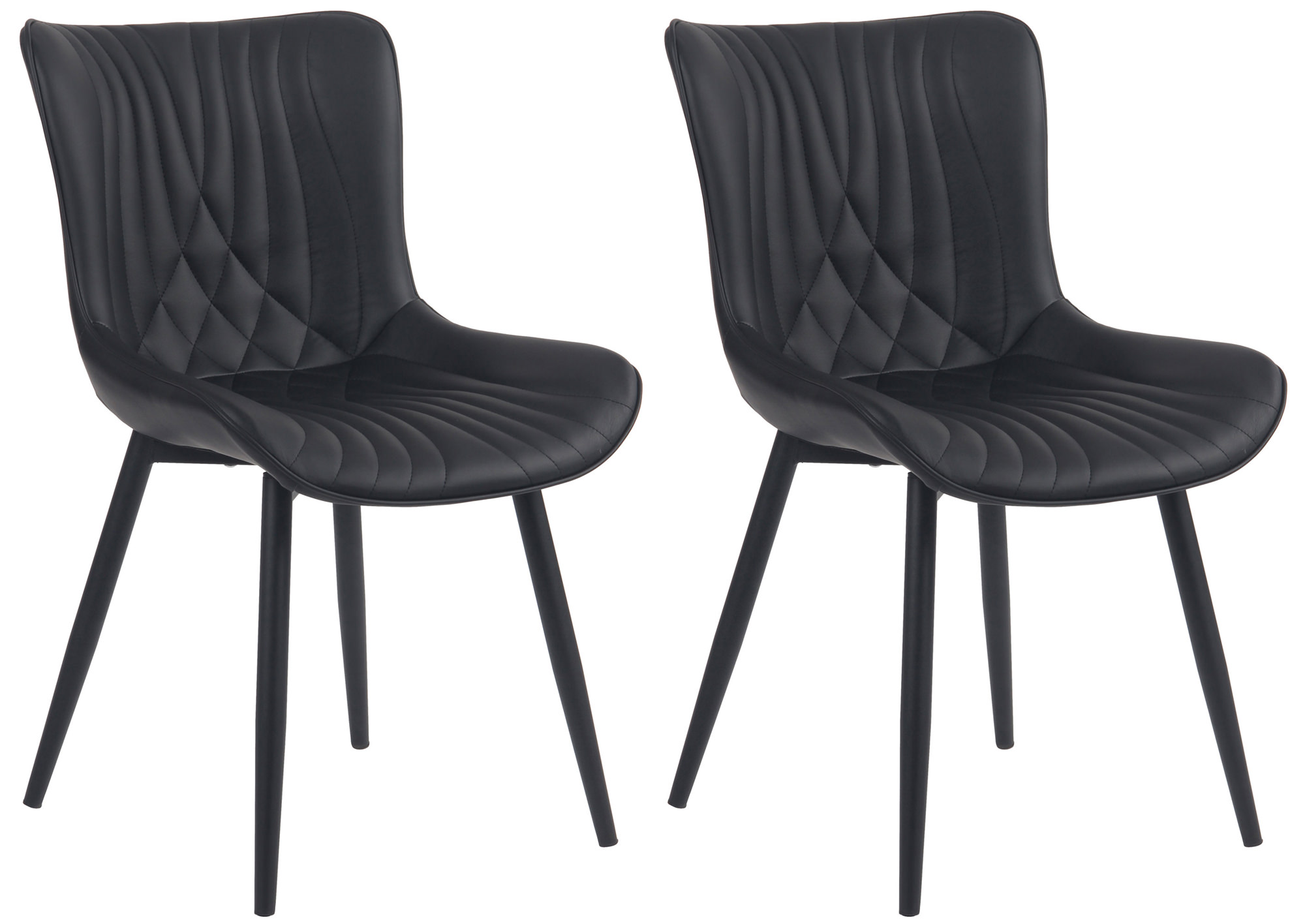 Set van 2 eetkamerstoelen Brady