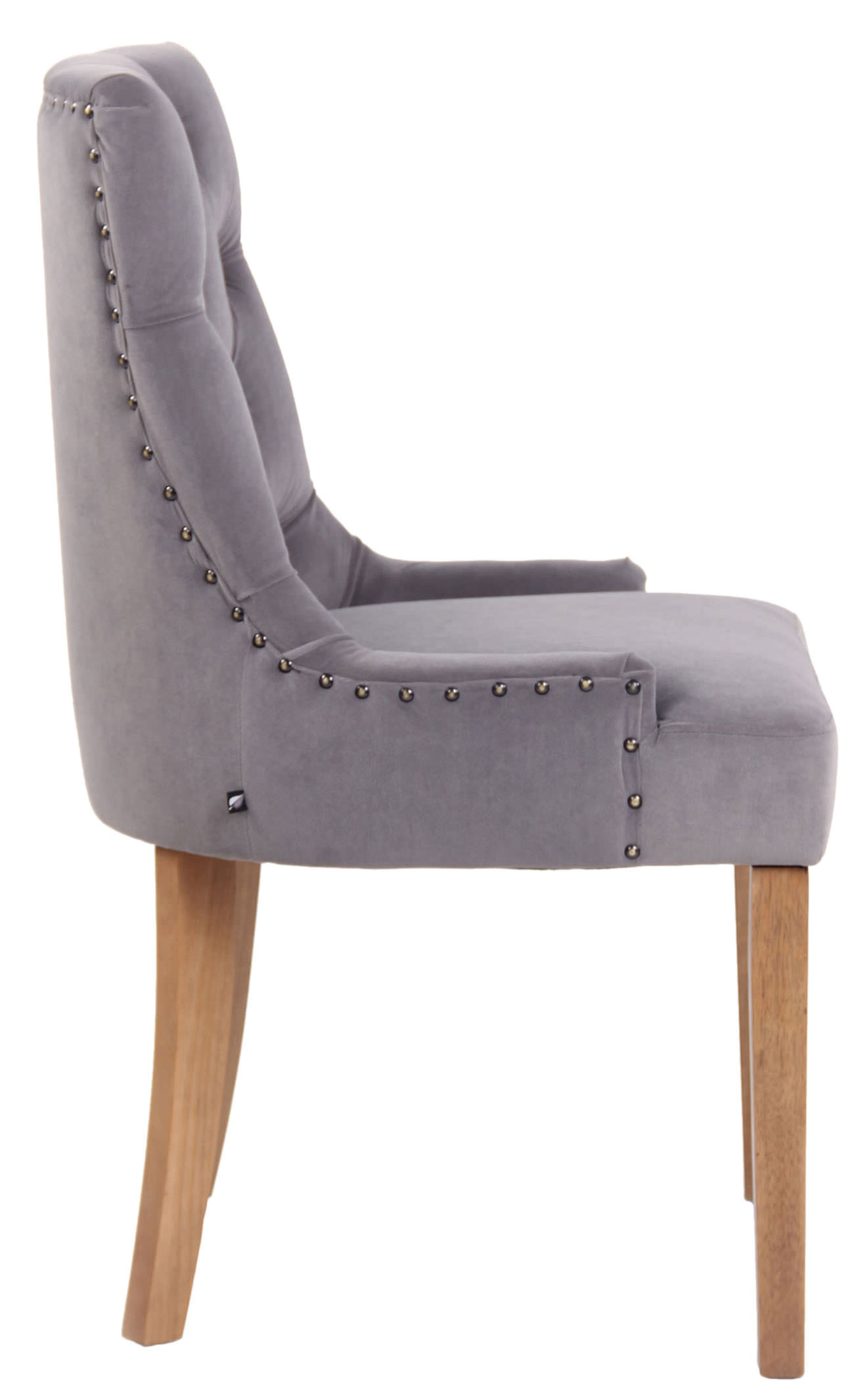 Set van 4 eetkamerstoelen Aberdeen Fluweel