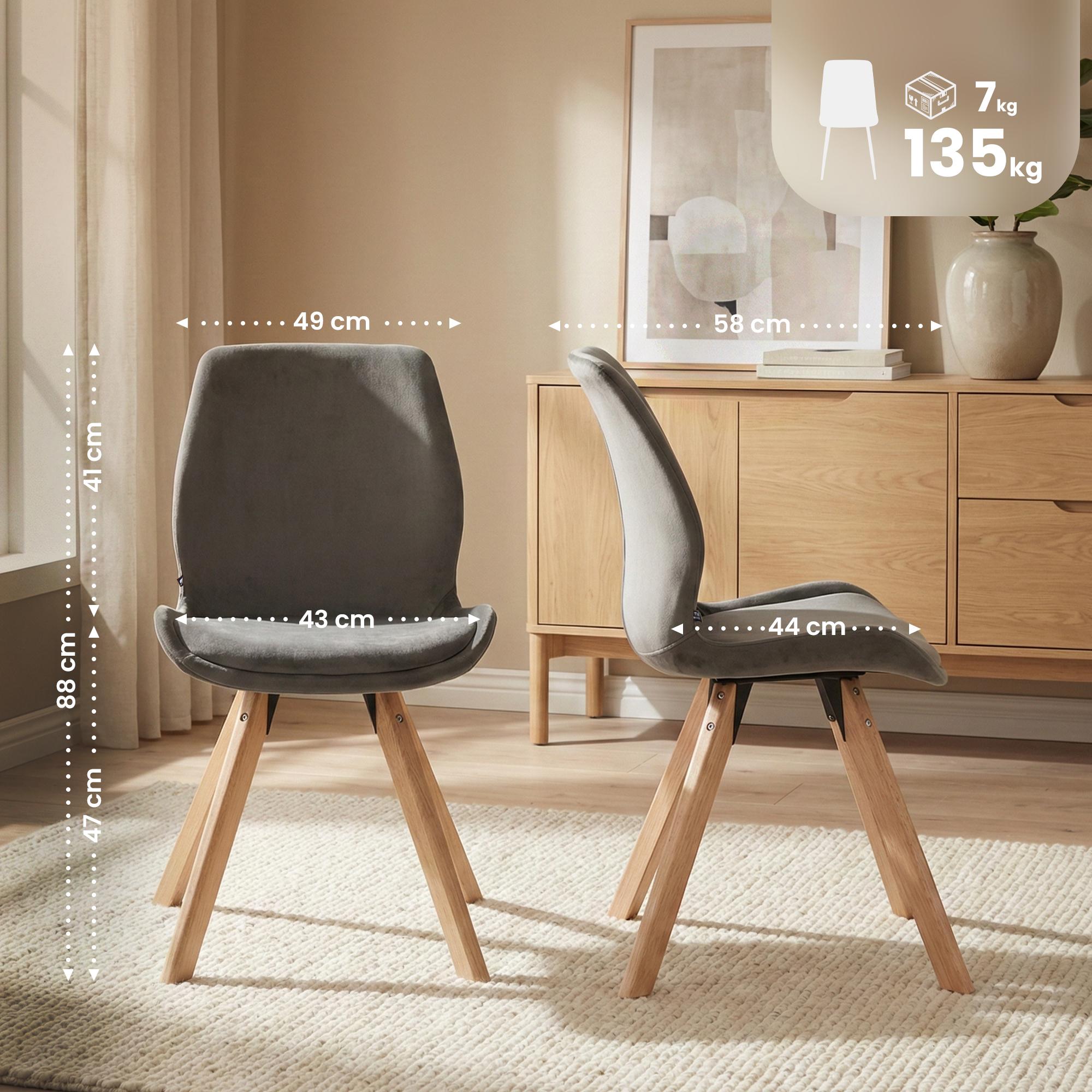 Set van 4 stoelen Luna