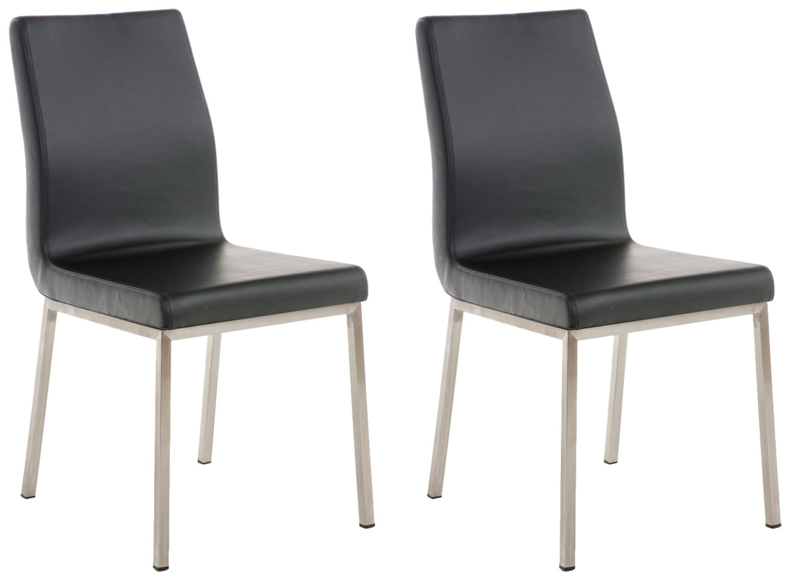 Set van 2 eetkamerstoelen Colmar - Kunstlkeer