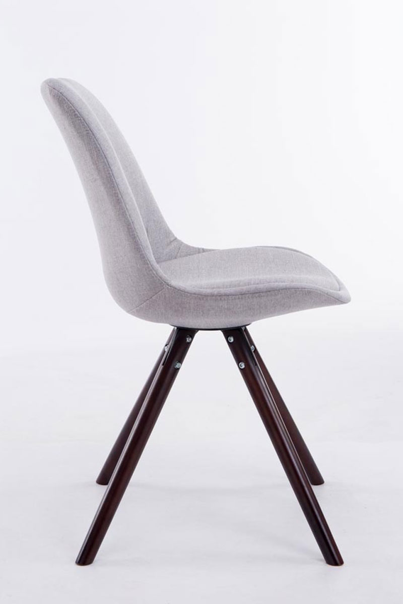 Eetkamerstoel Toulouse Rond frame Stof