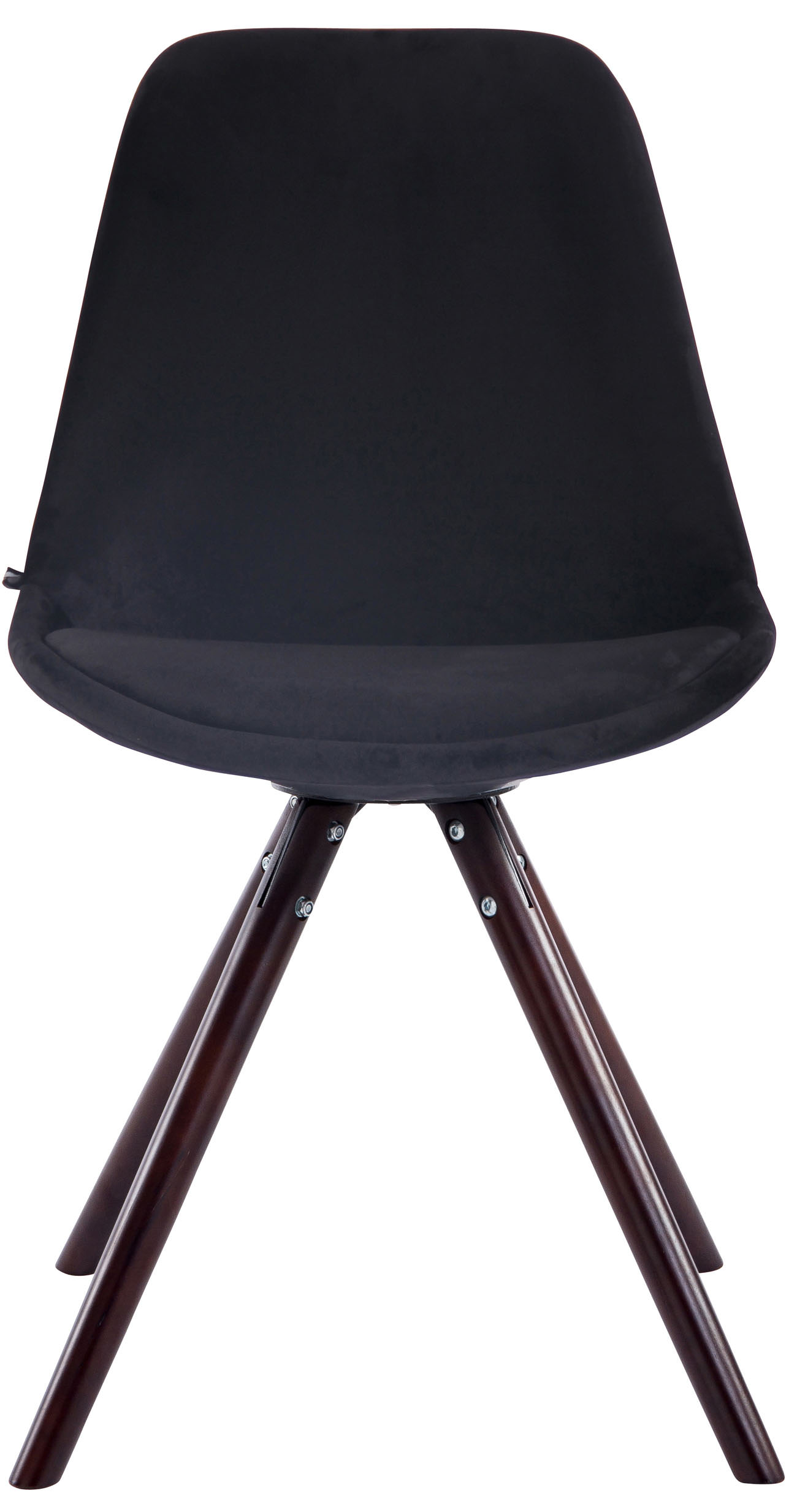 Eetkamerstoel Toulouse fluweel rond frame