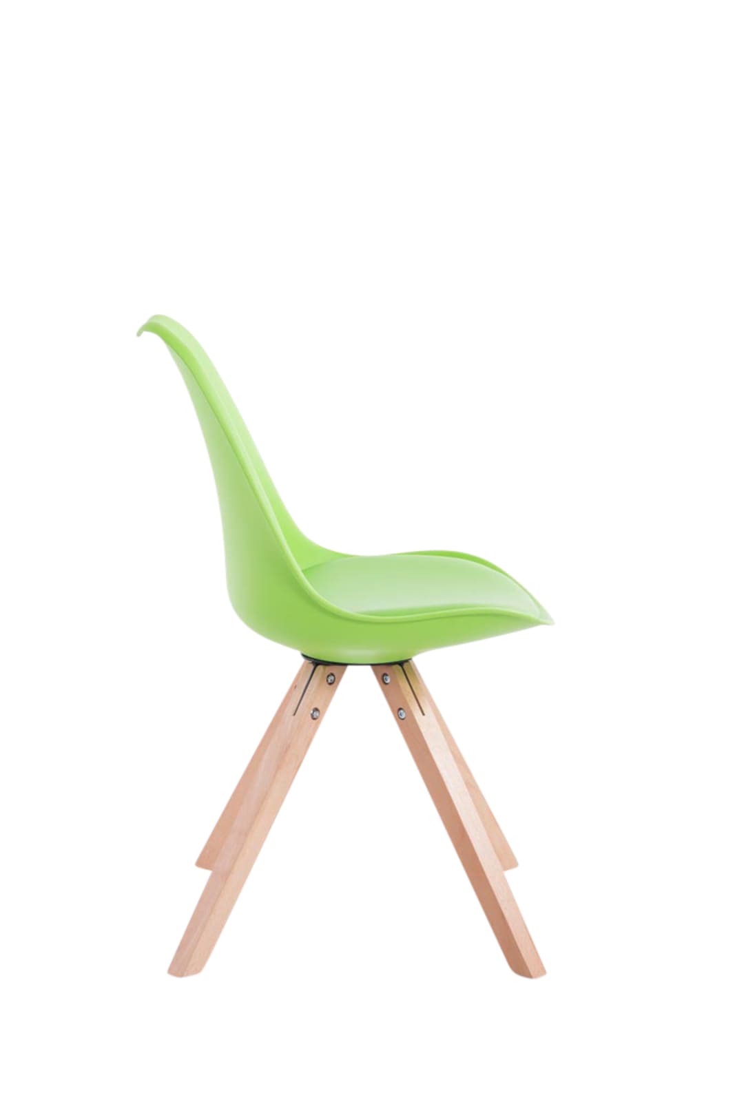 Set van 4 stoelen Toulouse - Vierkant - Kunstleer