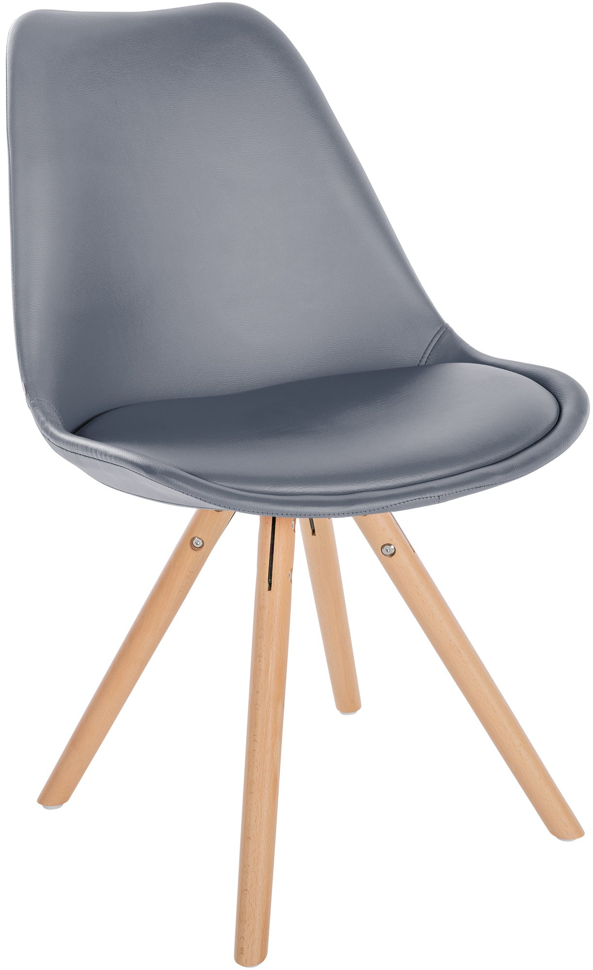 Set van 4 eetkamerstoelen Sofia kunstleer