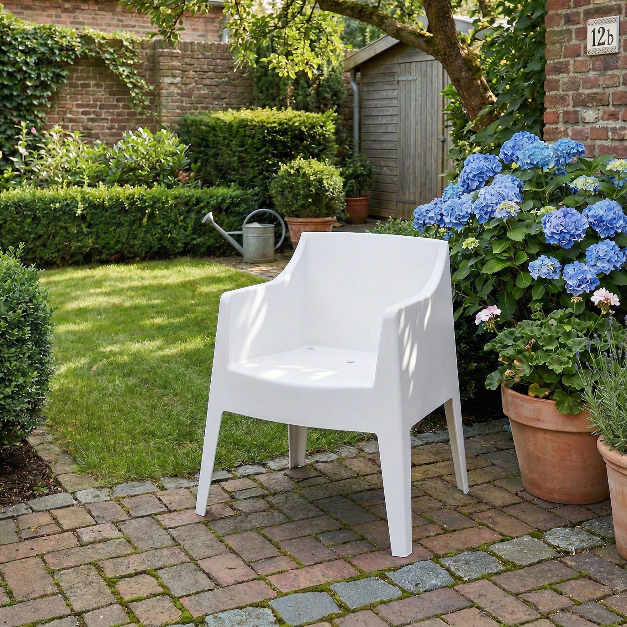 Set van 4 tuinstoelen Bartal
