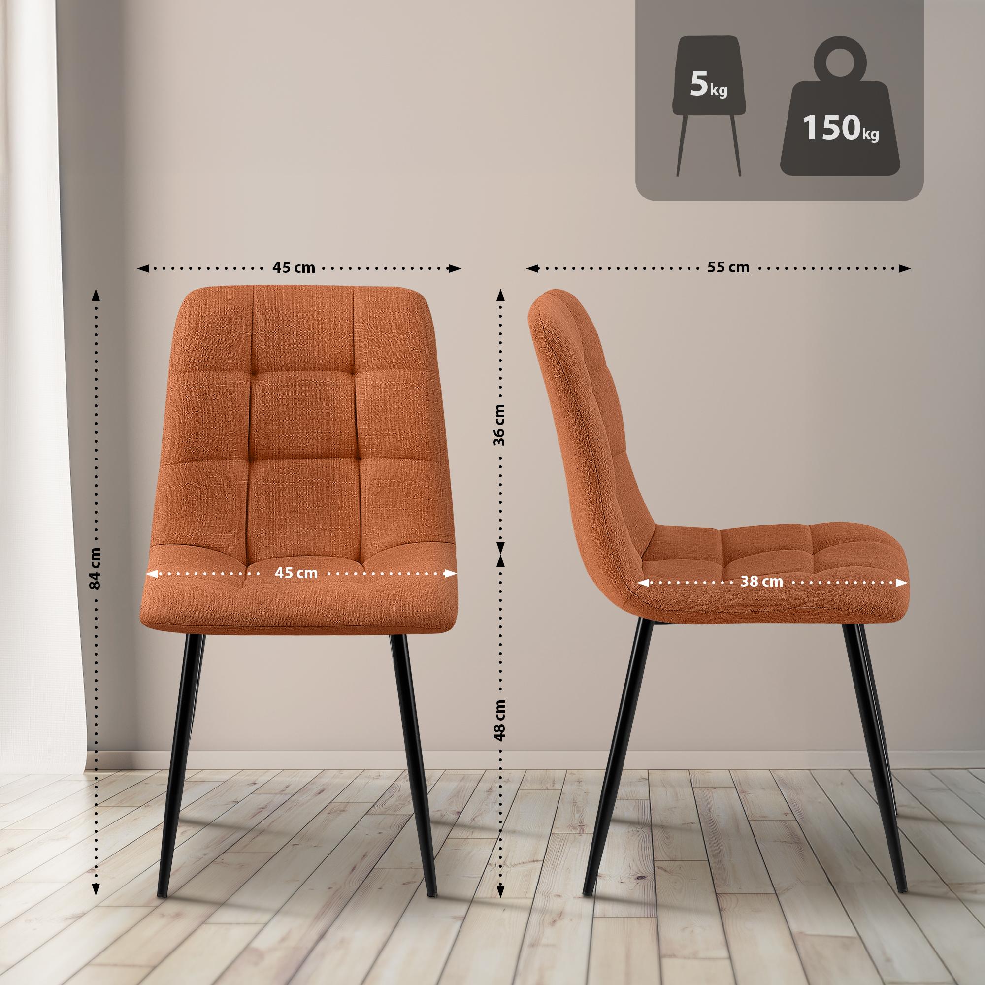 Set van 4 eetkamerstoel Tilde
