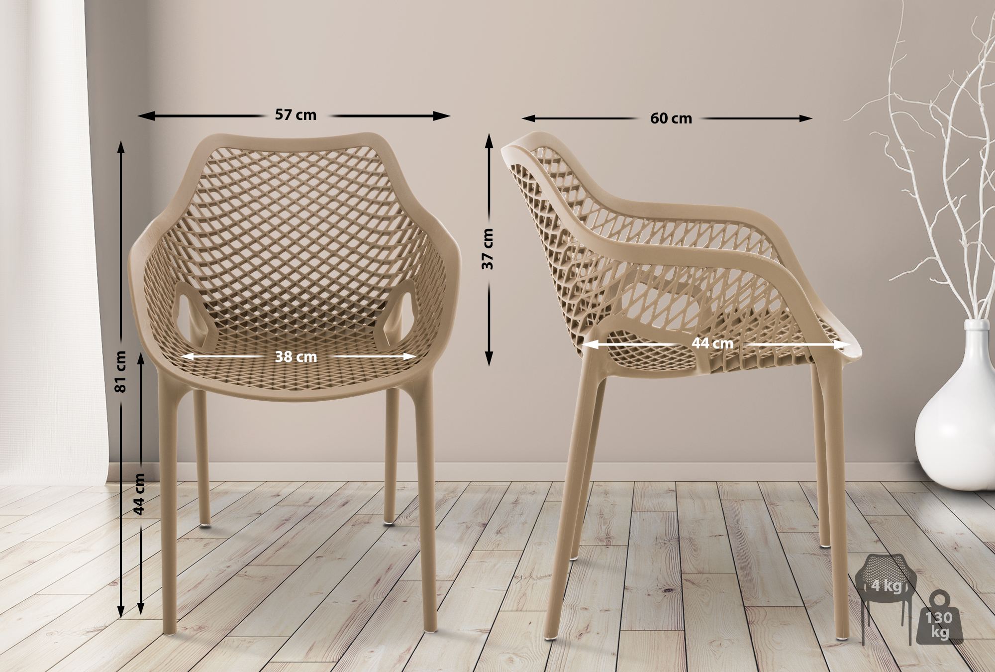 Stapelbare Stoel Air XL