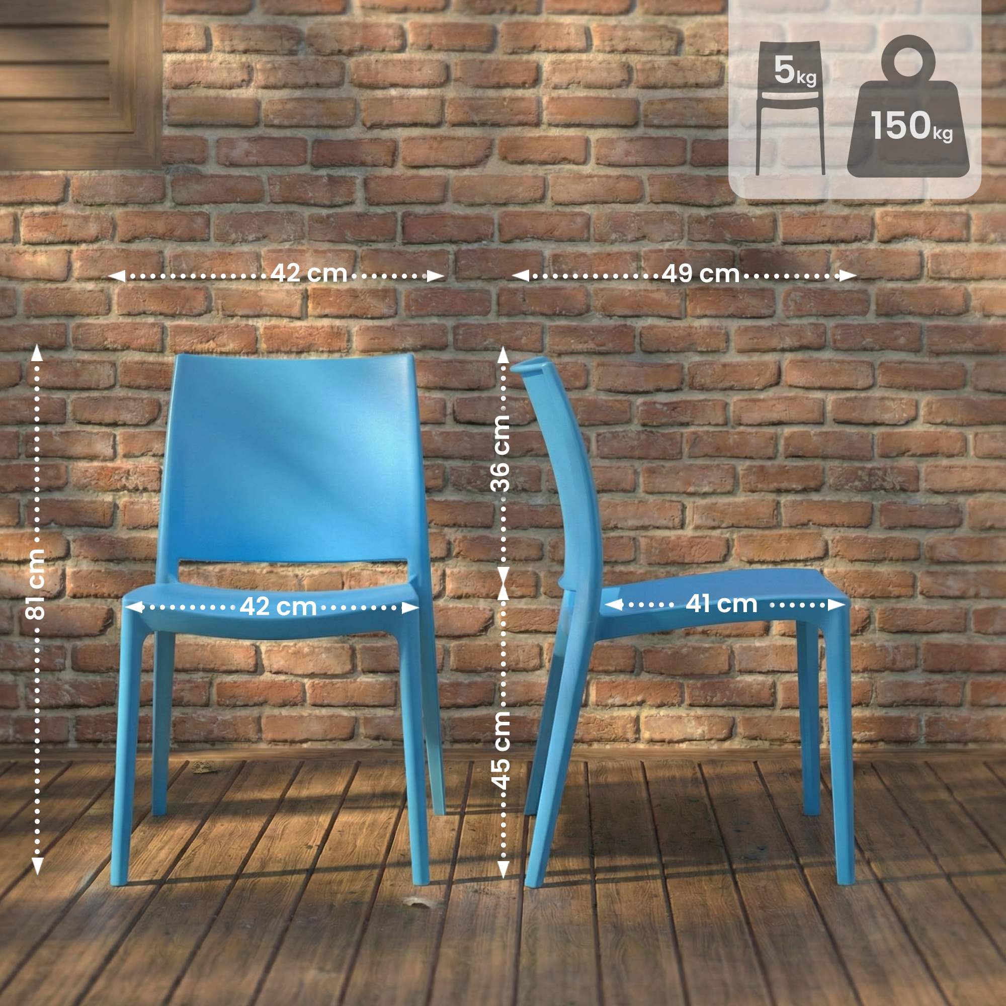Set van 2 tuinstoelen Meton
