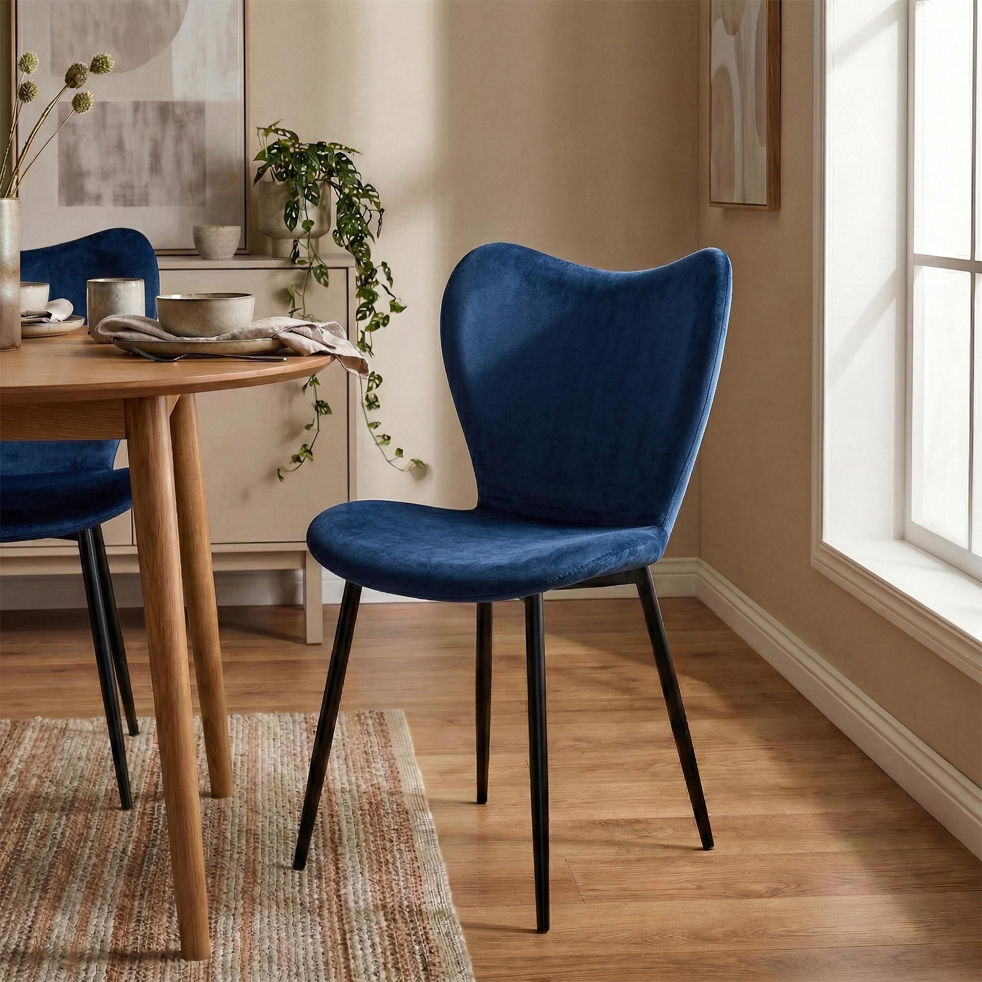 2-delige set eetkamerstoelen Maika