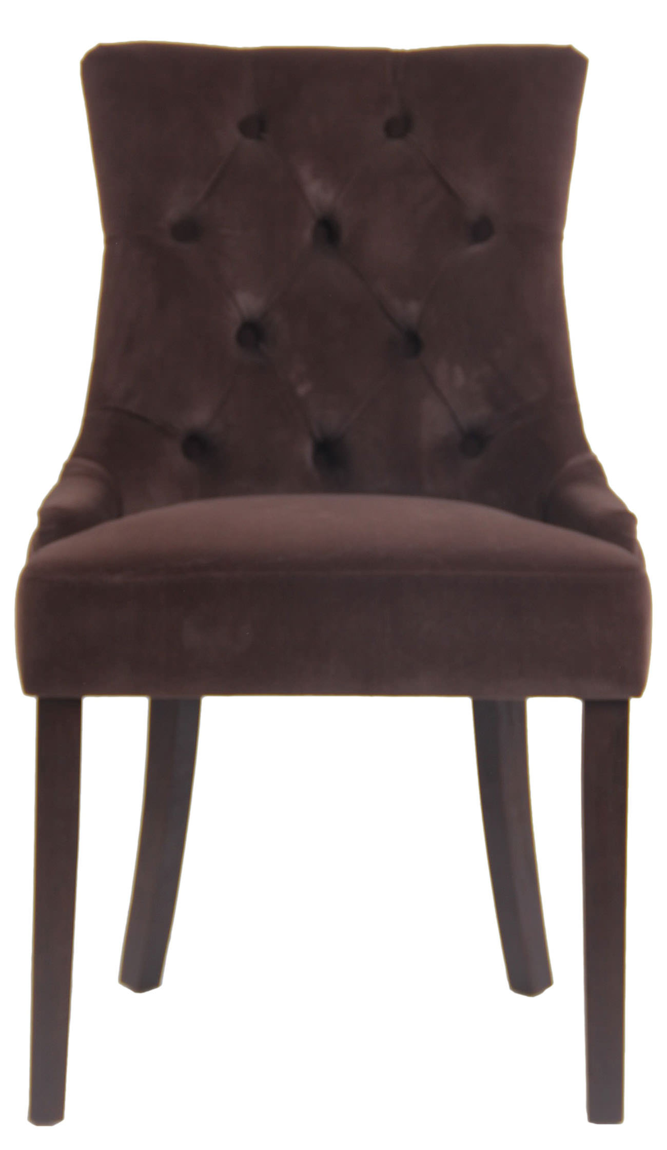 Set van 4 eetkamerstoelen Aberdeen Fluweel