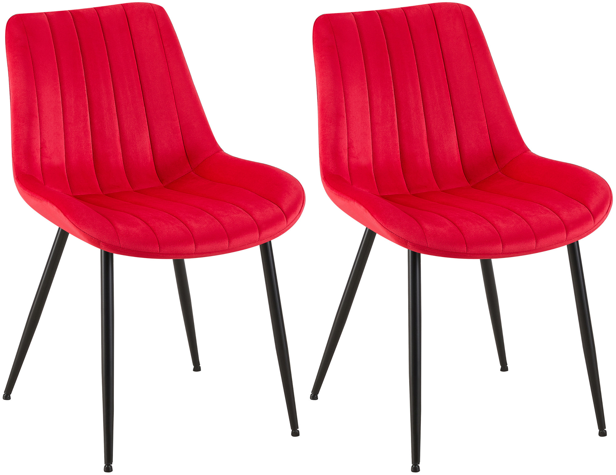Set van 2 Stoelen Rahden Fluweel