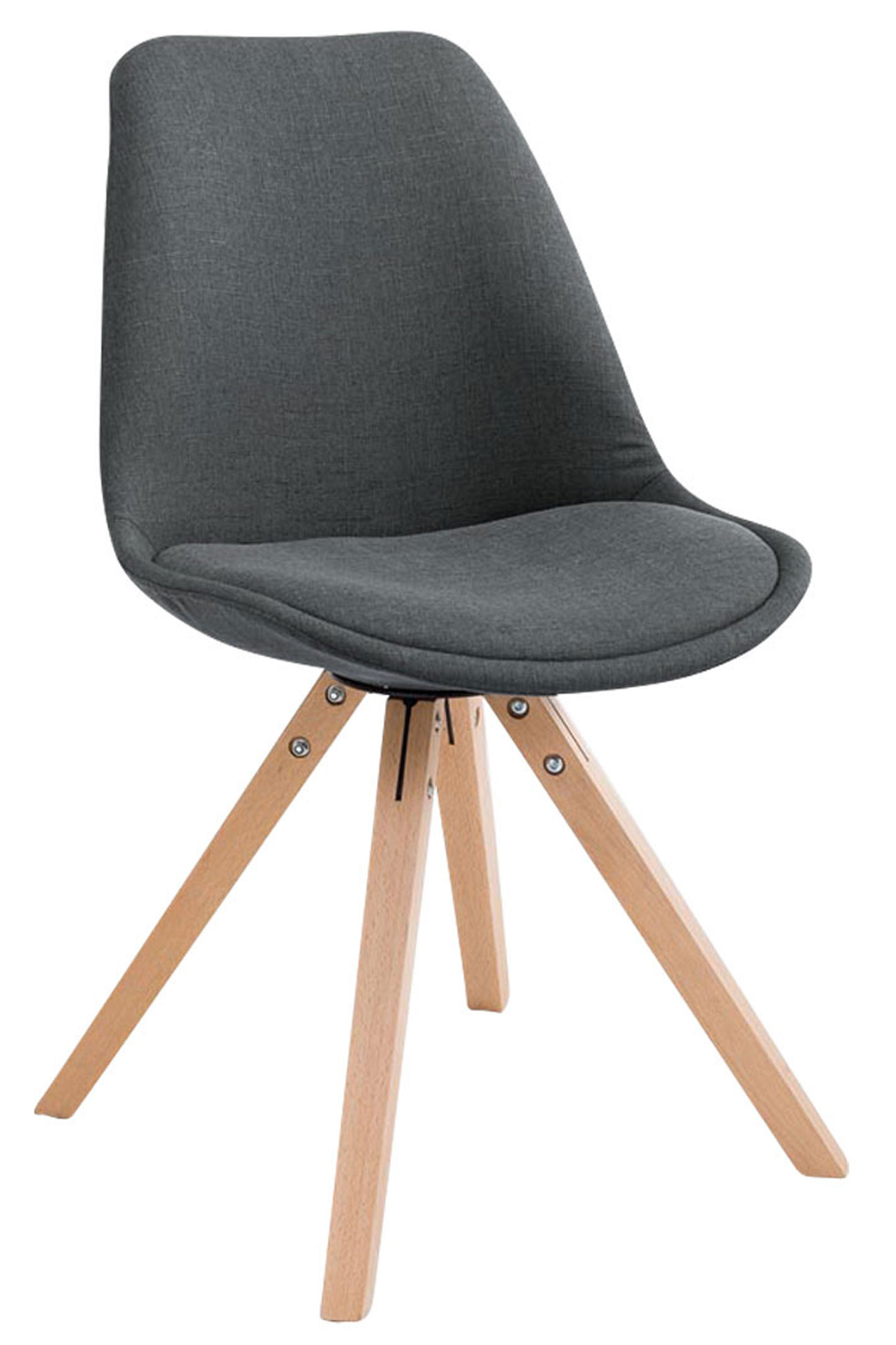 Bezoekersstoel Toulouse Vierkant frame Stof