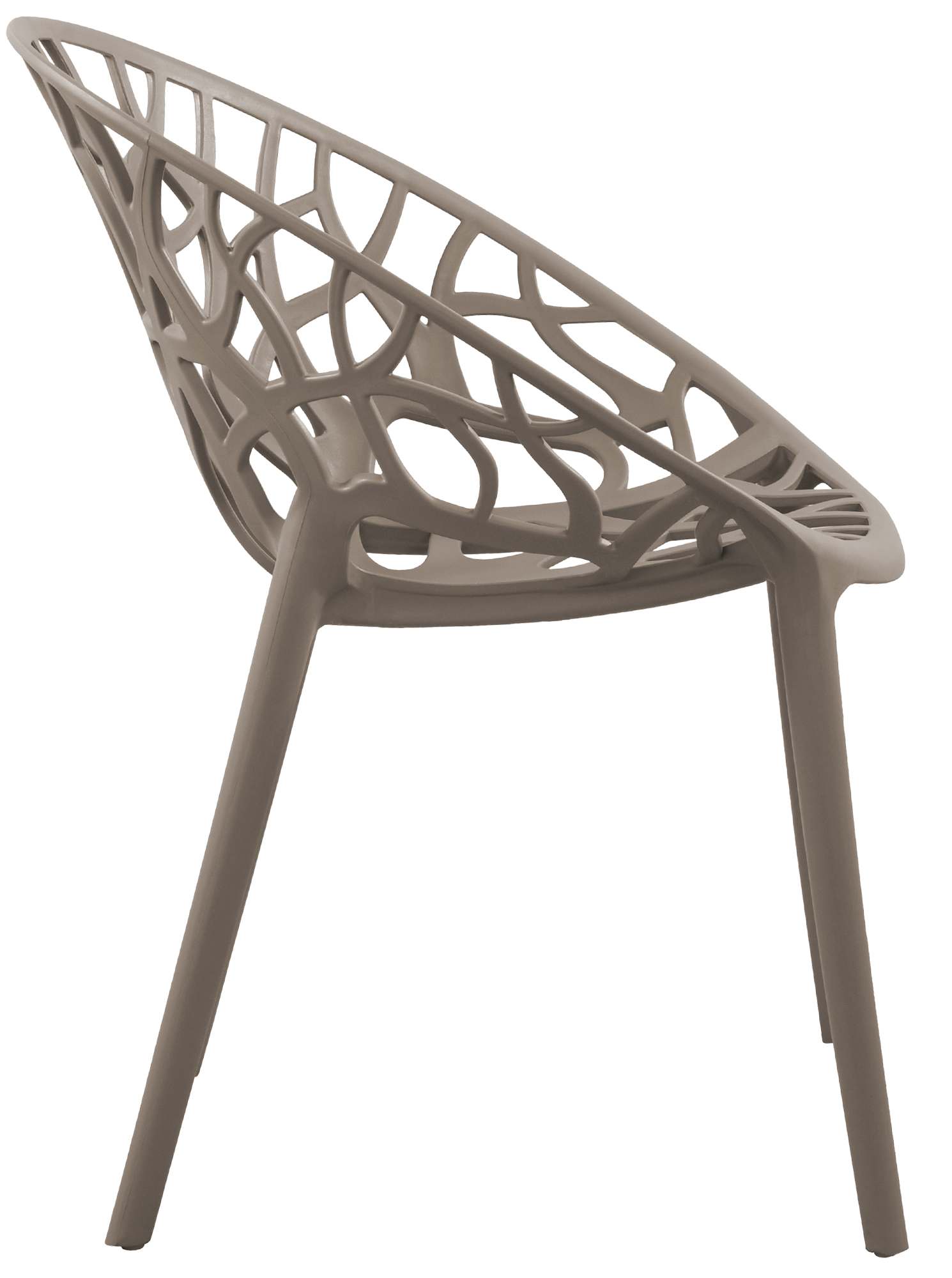 4-delige set tuinstoelen Hope