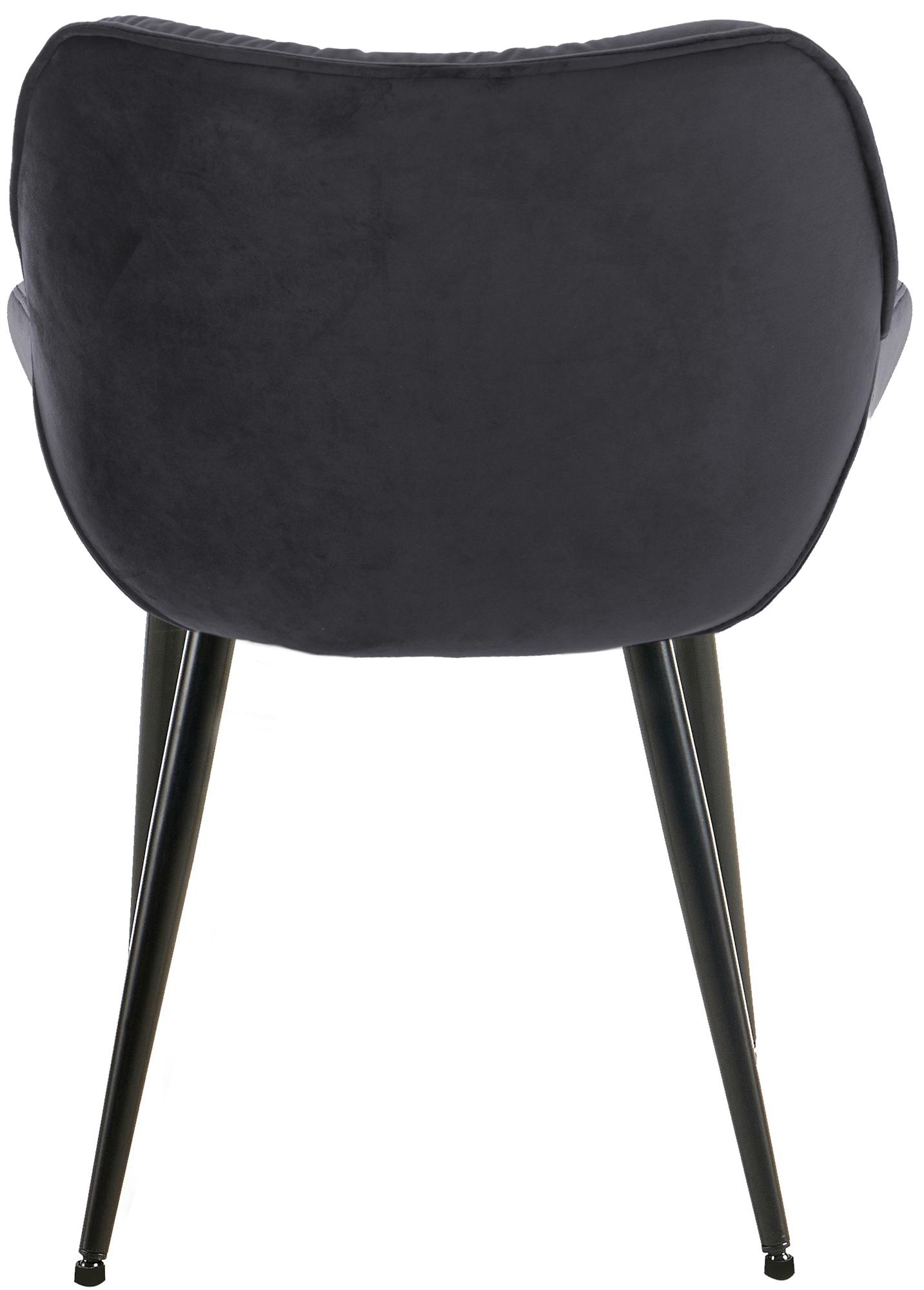 Set van 2 eetkamerstoelen Tanna fluweel