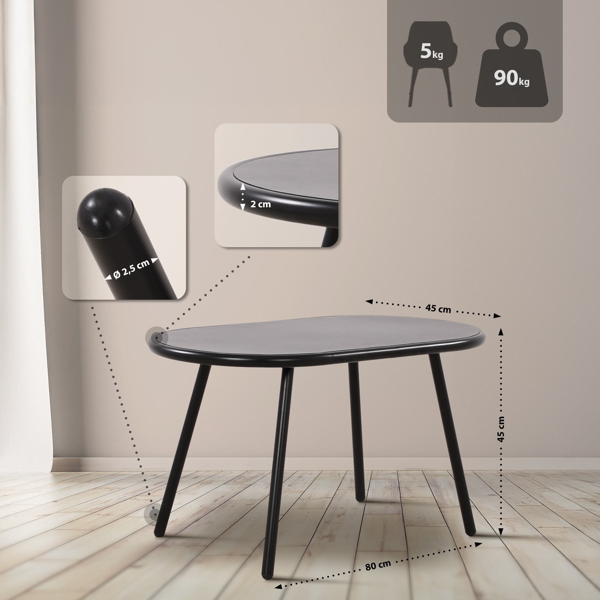 Tuinset Veldin 4-zits