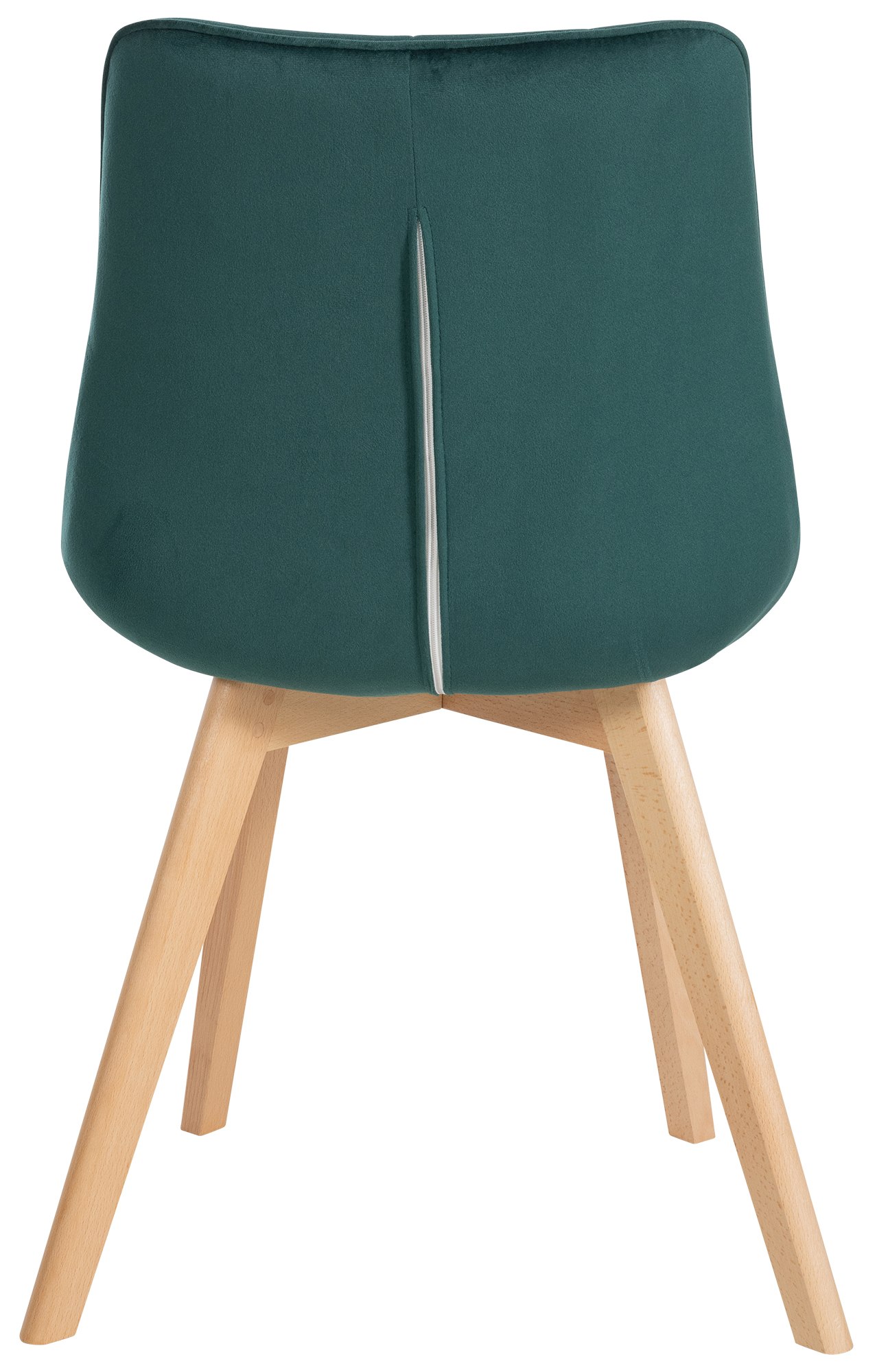 Set van 2 eetkamerstoelen Brook fluweel