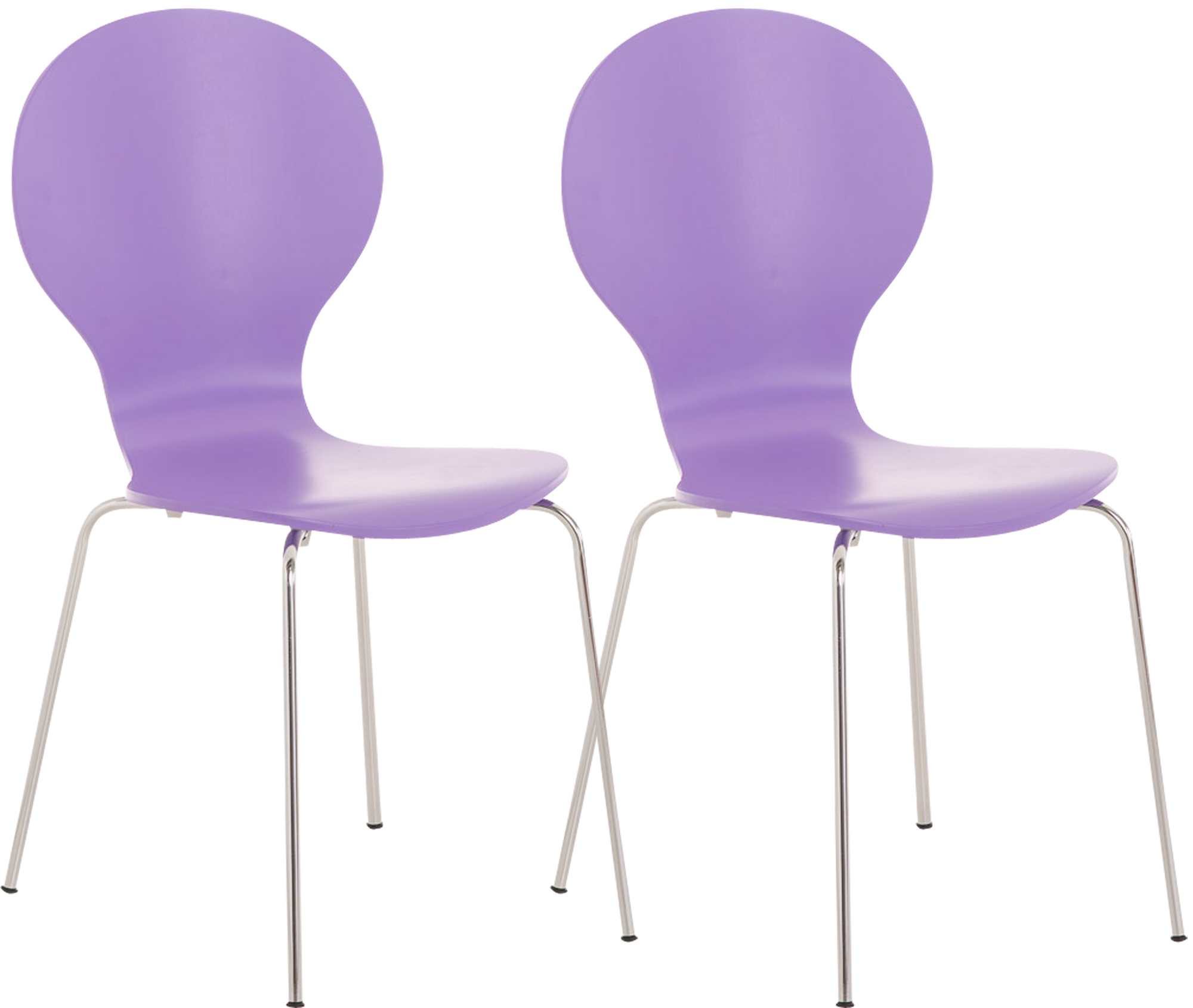 Set van 2 stapelstoelen Diego