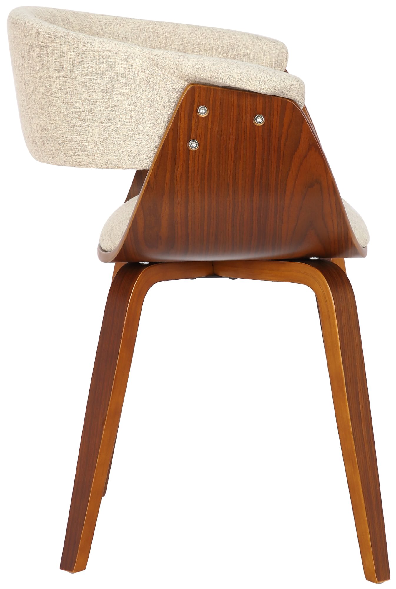 Set van 2 Eetkamerstoelen Bruce stof