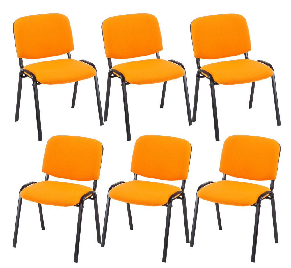Ken set van 6 bezoekersstoelen