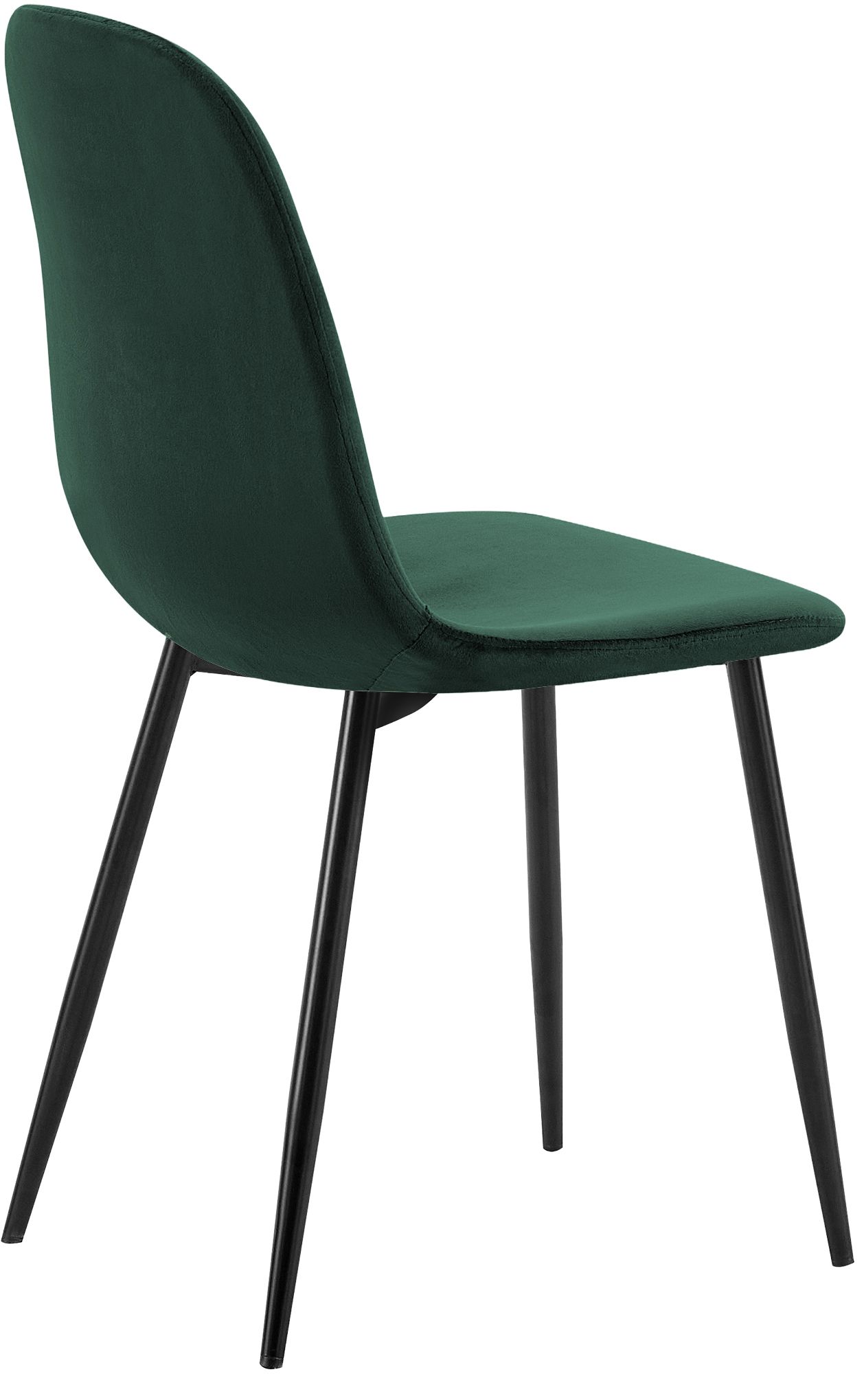 Set van 4 eetkamerstoelen Baxter, fluweel/velours