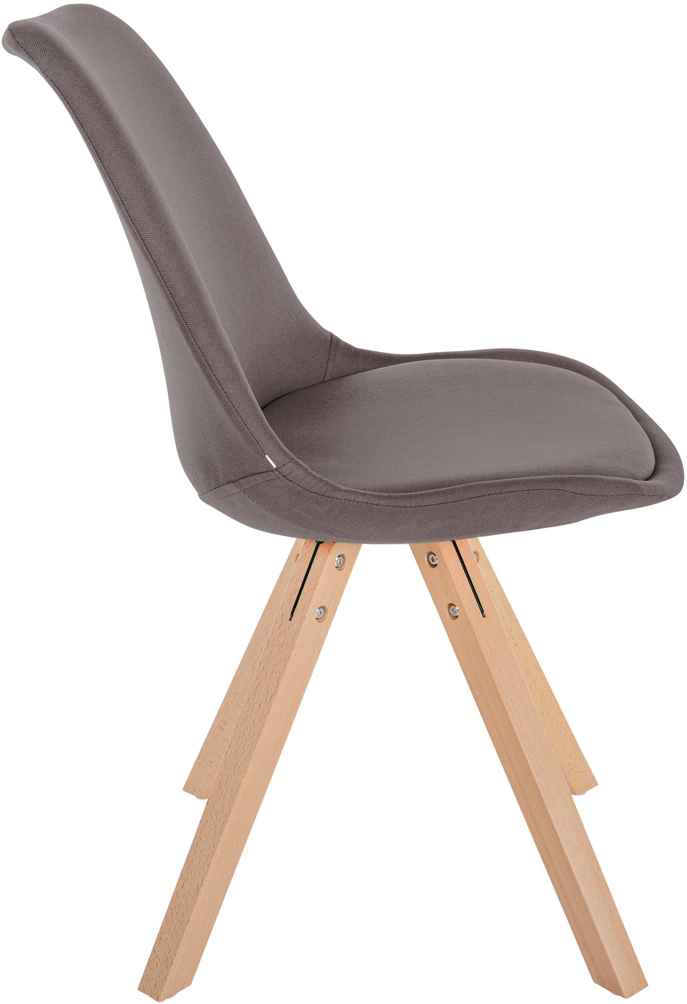Set van 4 eetkamerstoelen Sofia Stof