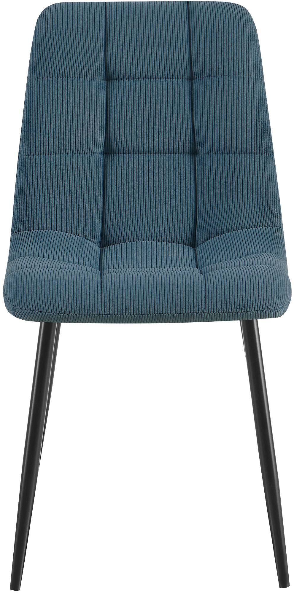 Set van 2 eetkamerstoelen Antibes ribstof