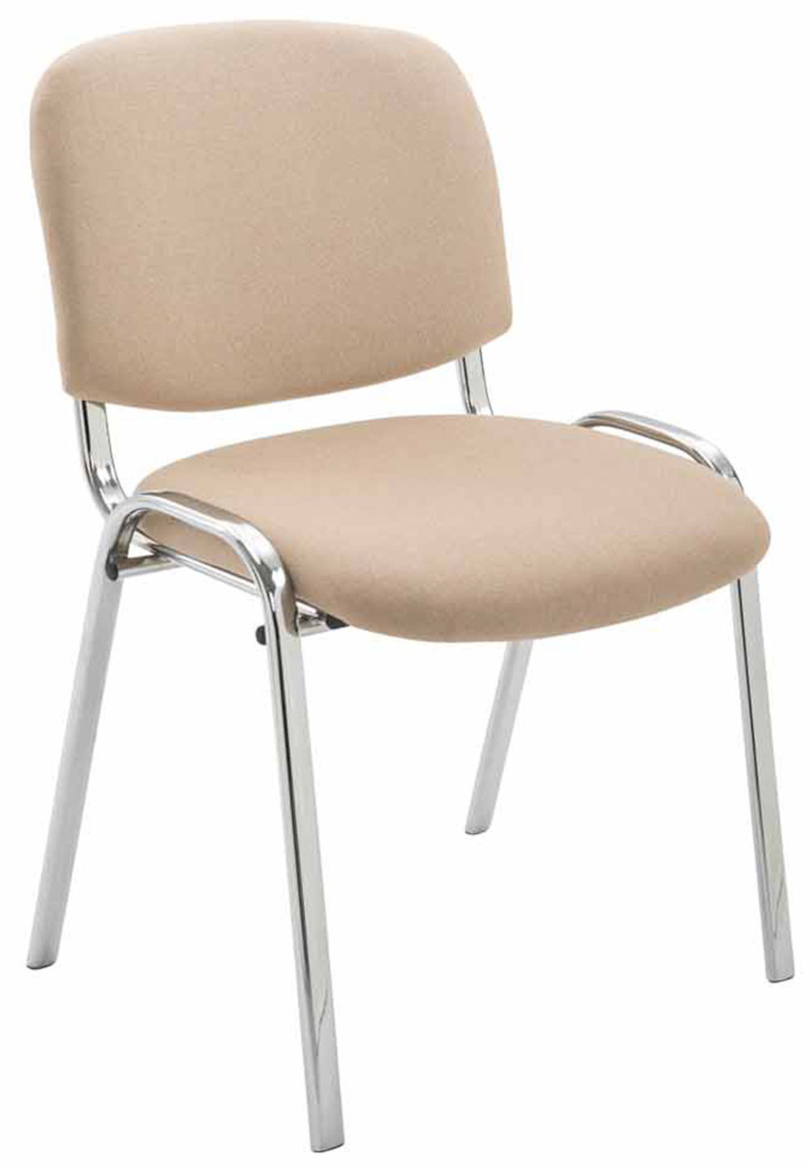 Set van 4 stoelen Ken Chroom - Stof