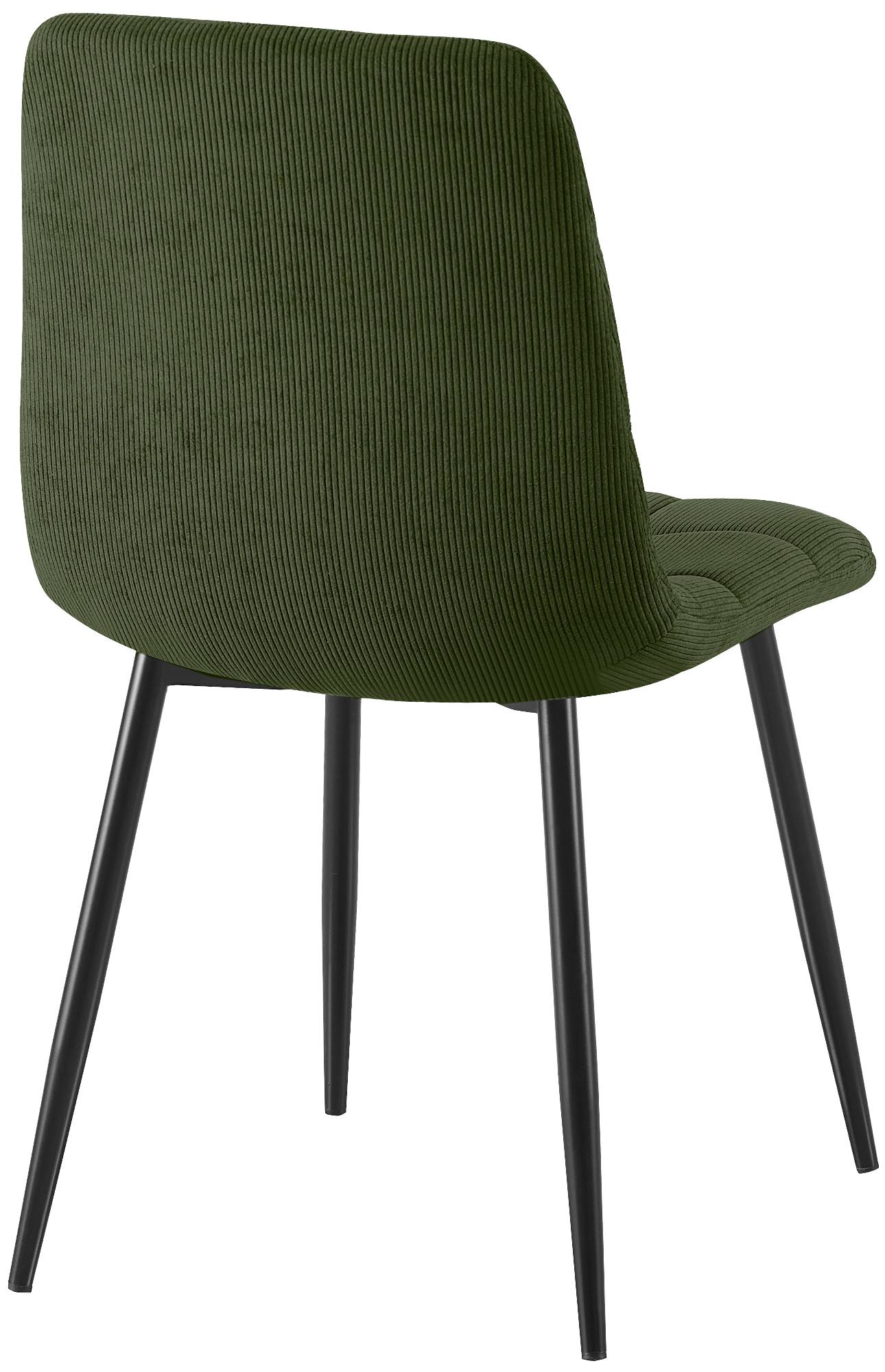 Set van 2 eetkamerstoelen Antibes ribstof