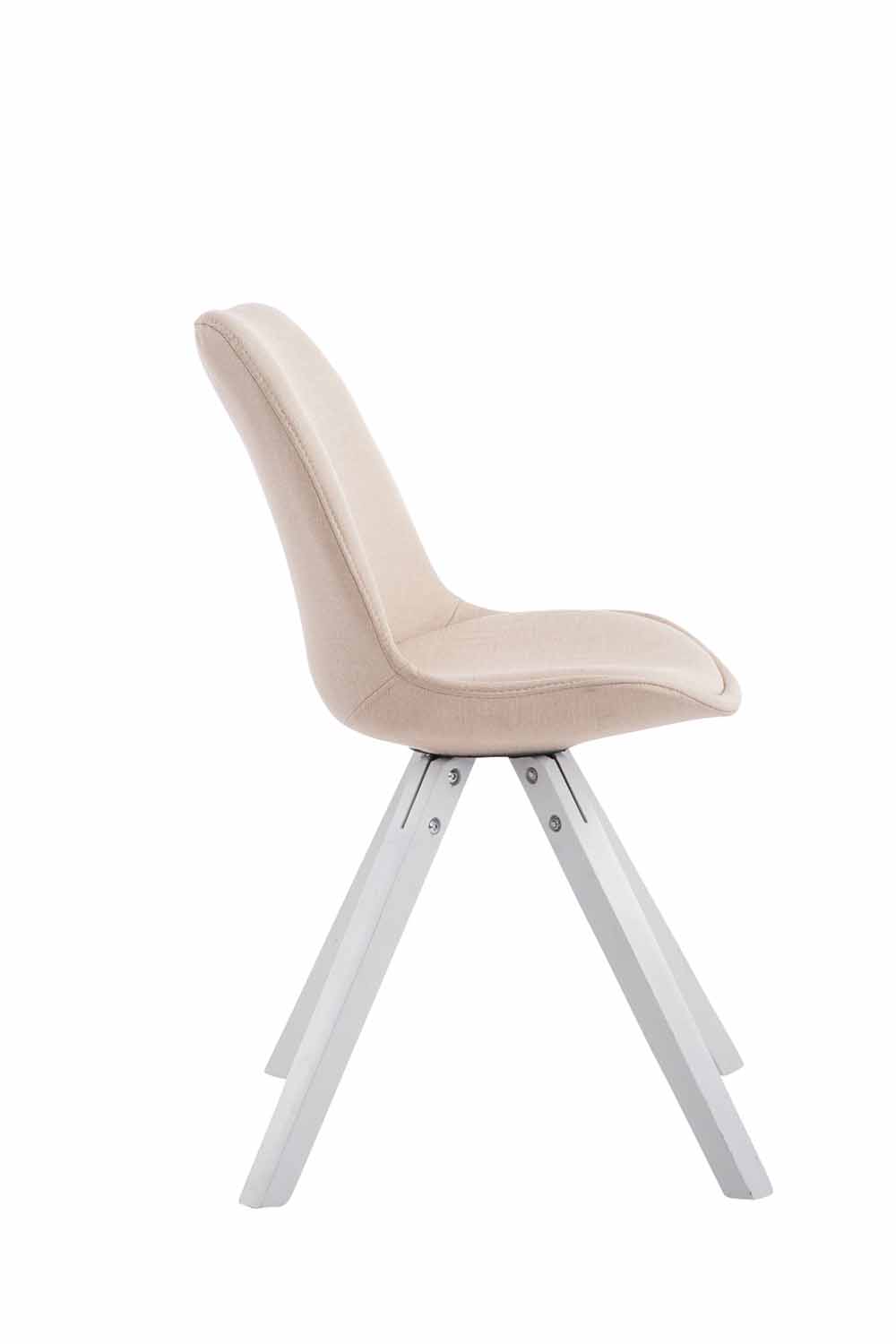 Bezoekersstoel Toulouse Vierkant frame Stof