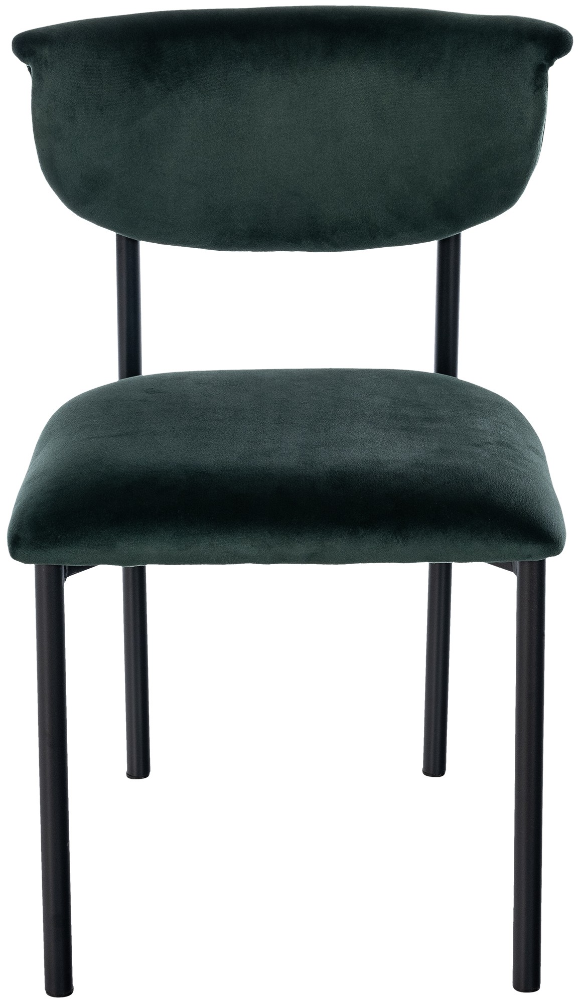 Set van 2 eetkamerstoelen Gambell fluweel