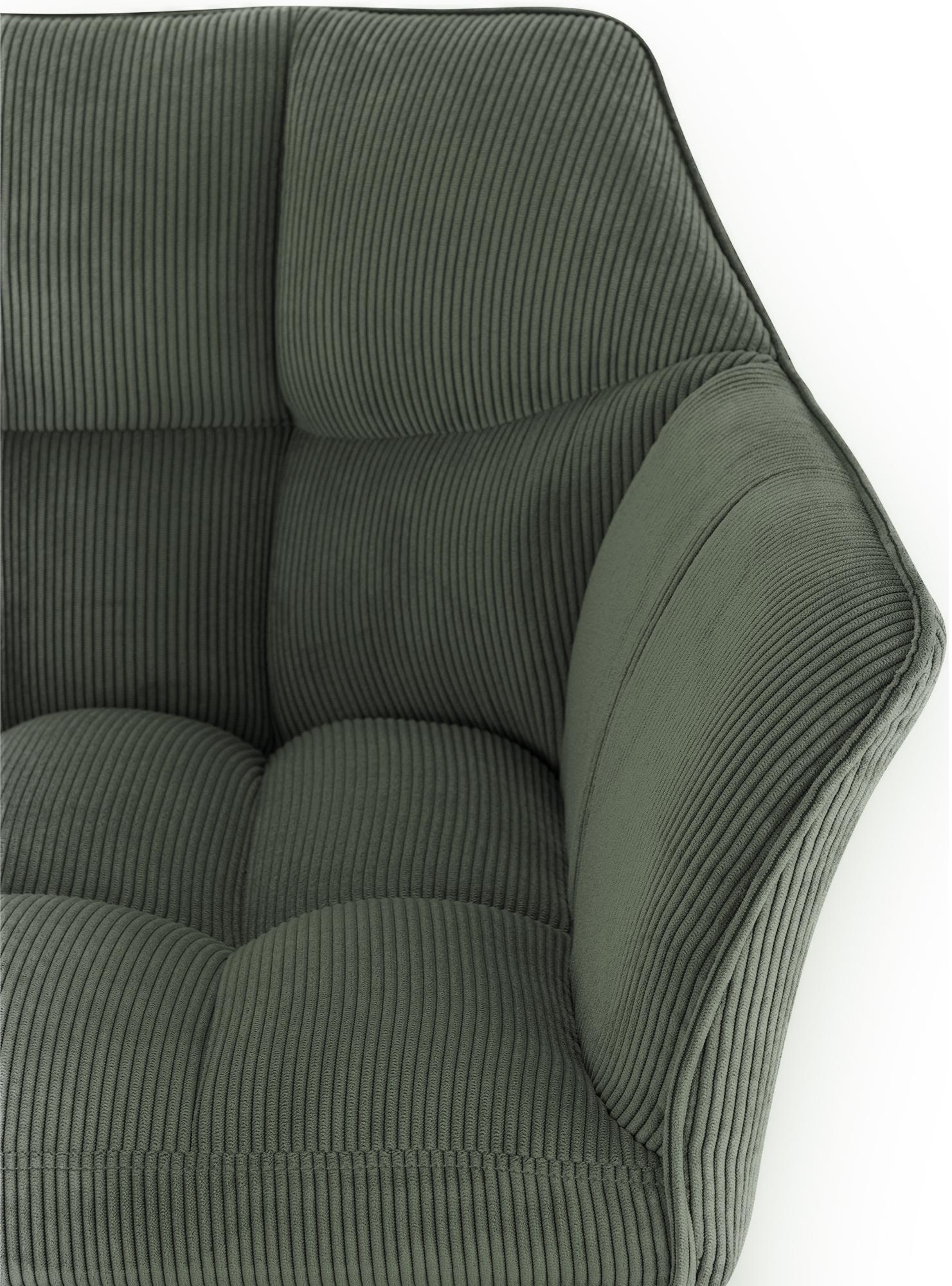 Barkruk Damaso Cord met Vierpootsframe