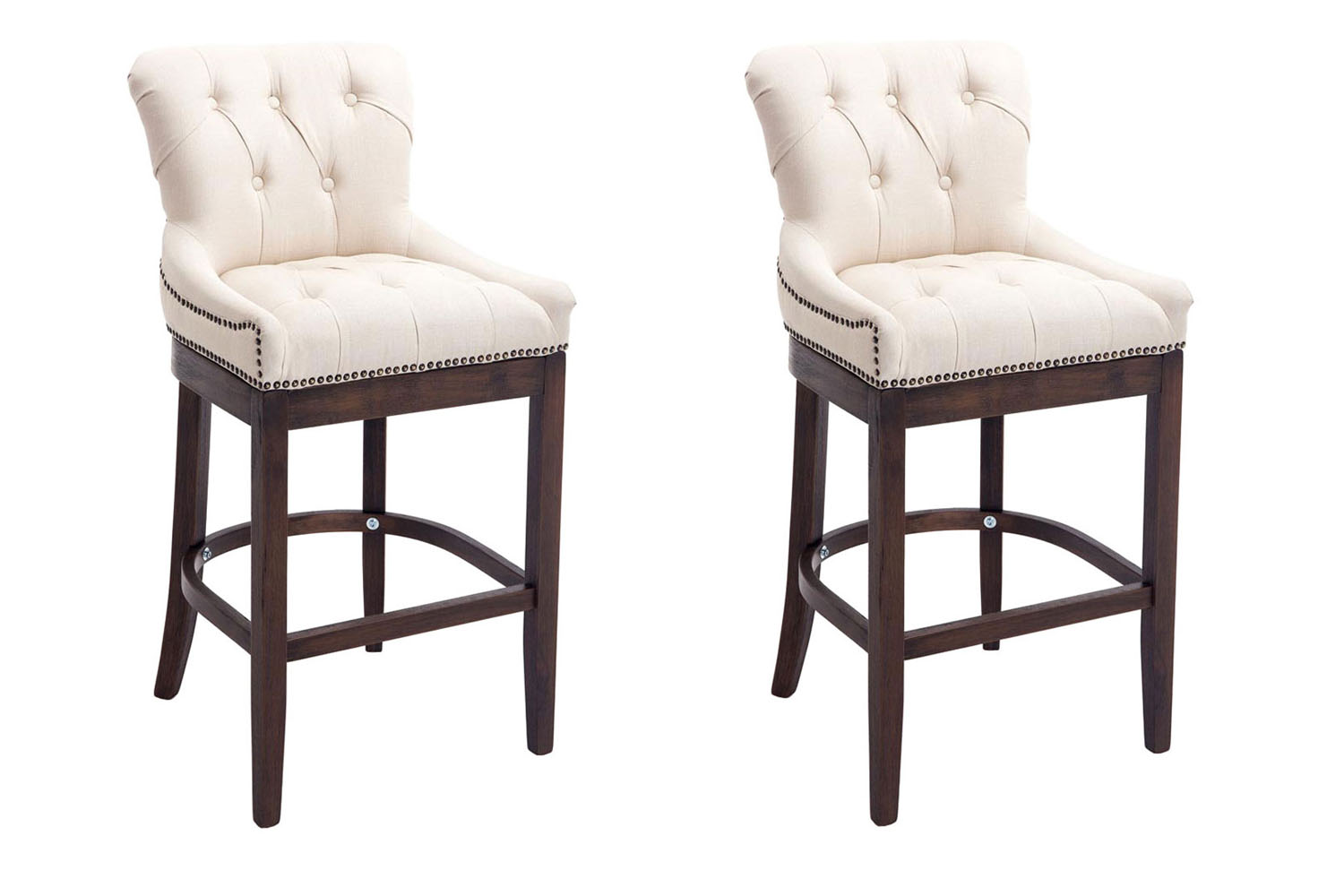 Set van 2 barkrukken Lakewood stof