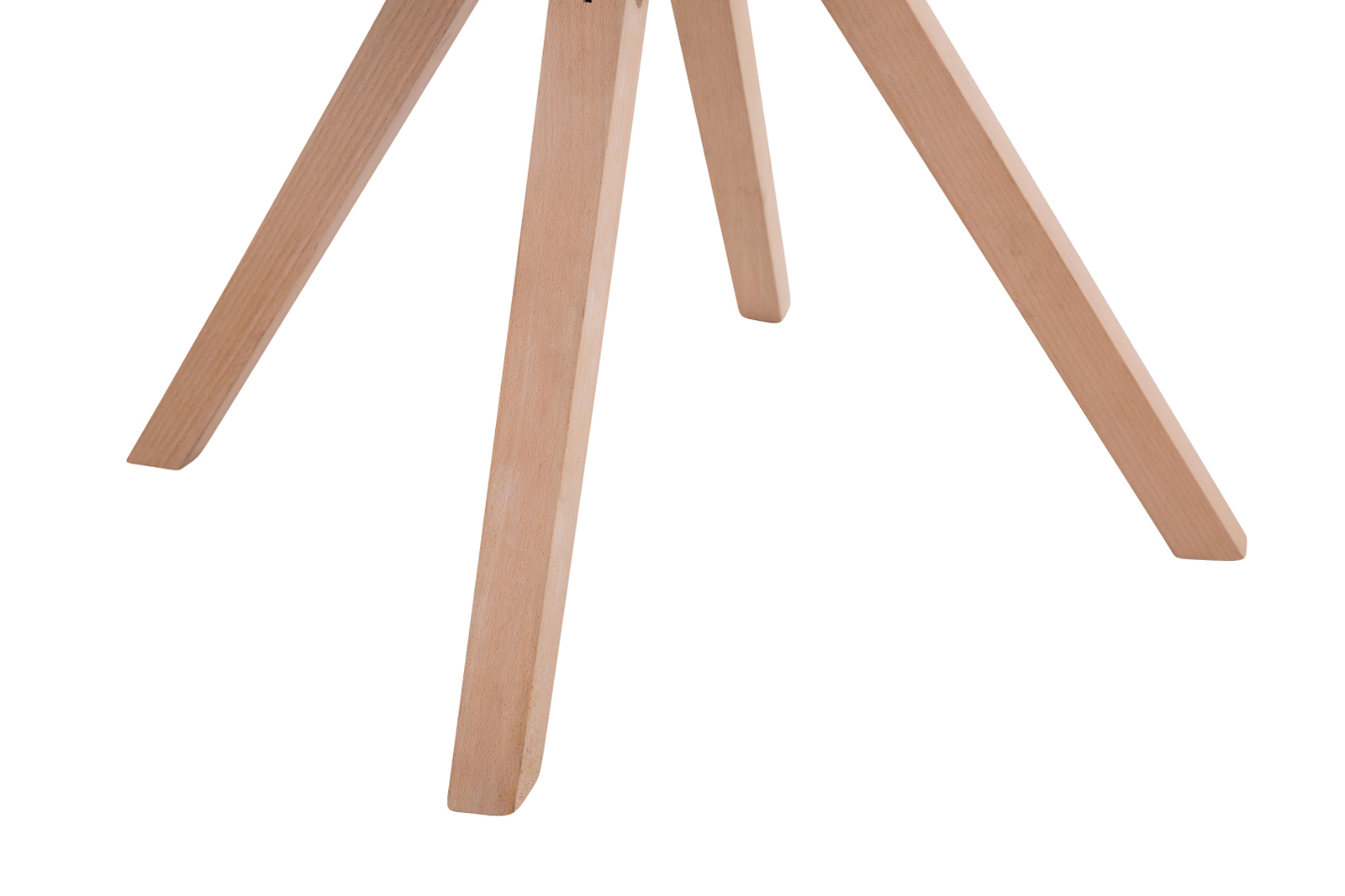 Set van 4 eetkamerstoelen Toulouse stof vierkant