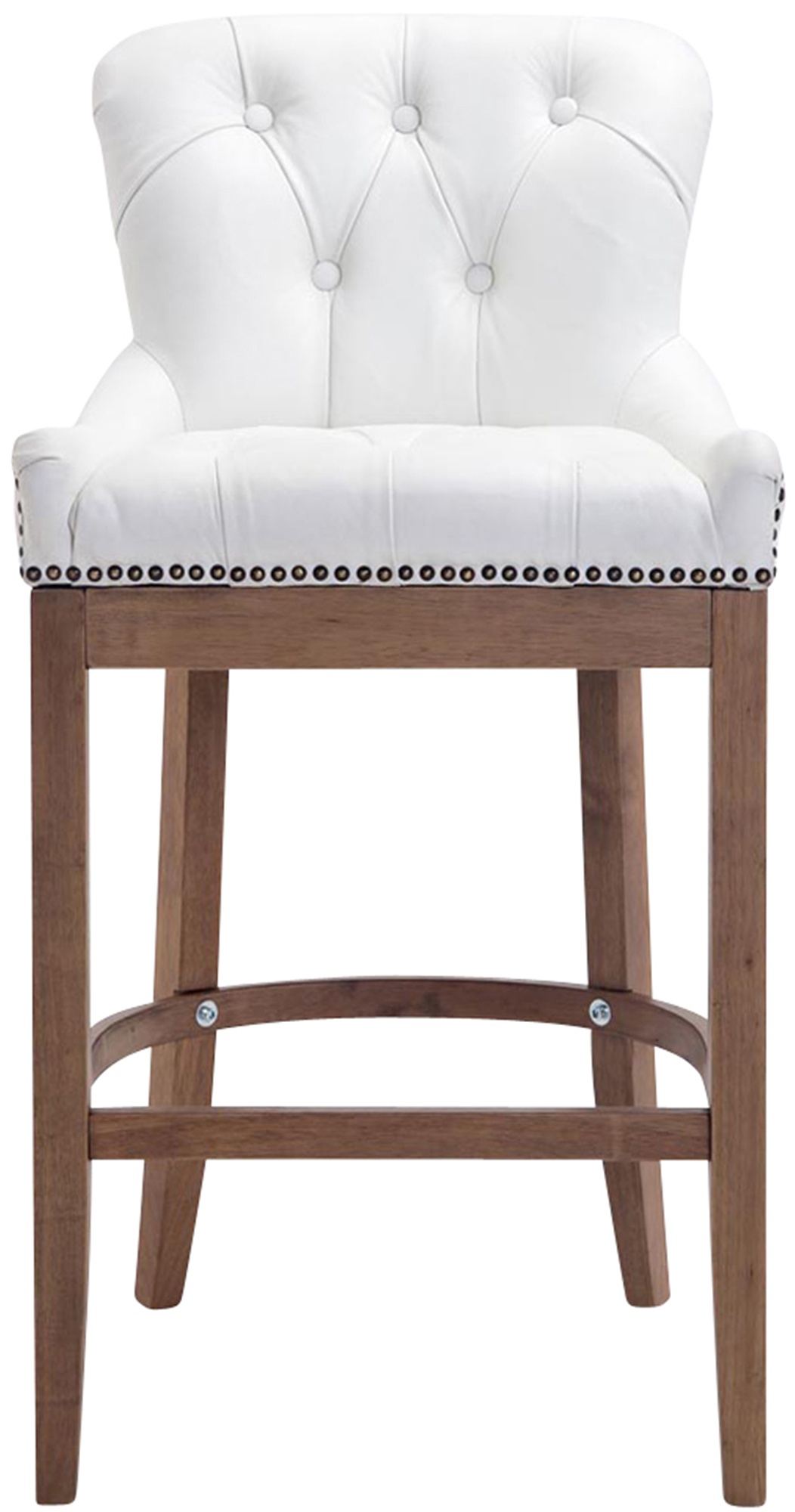 Barkruk Lakewood echt leer Antiek light