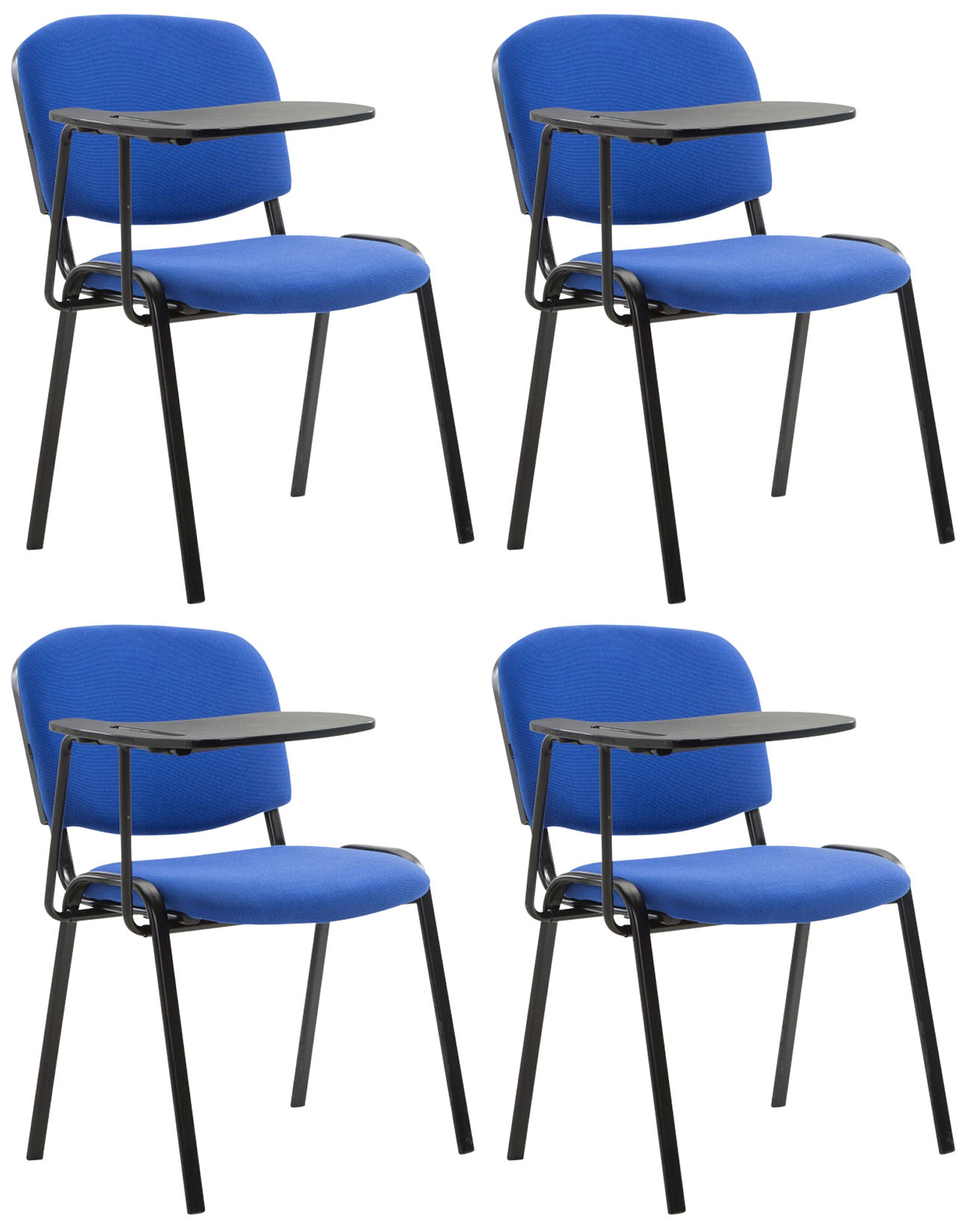Set van 4 stoelen Ken met klaptafel Stof