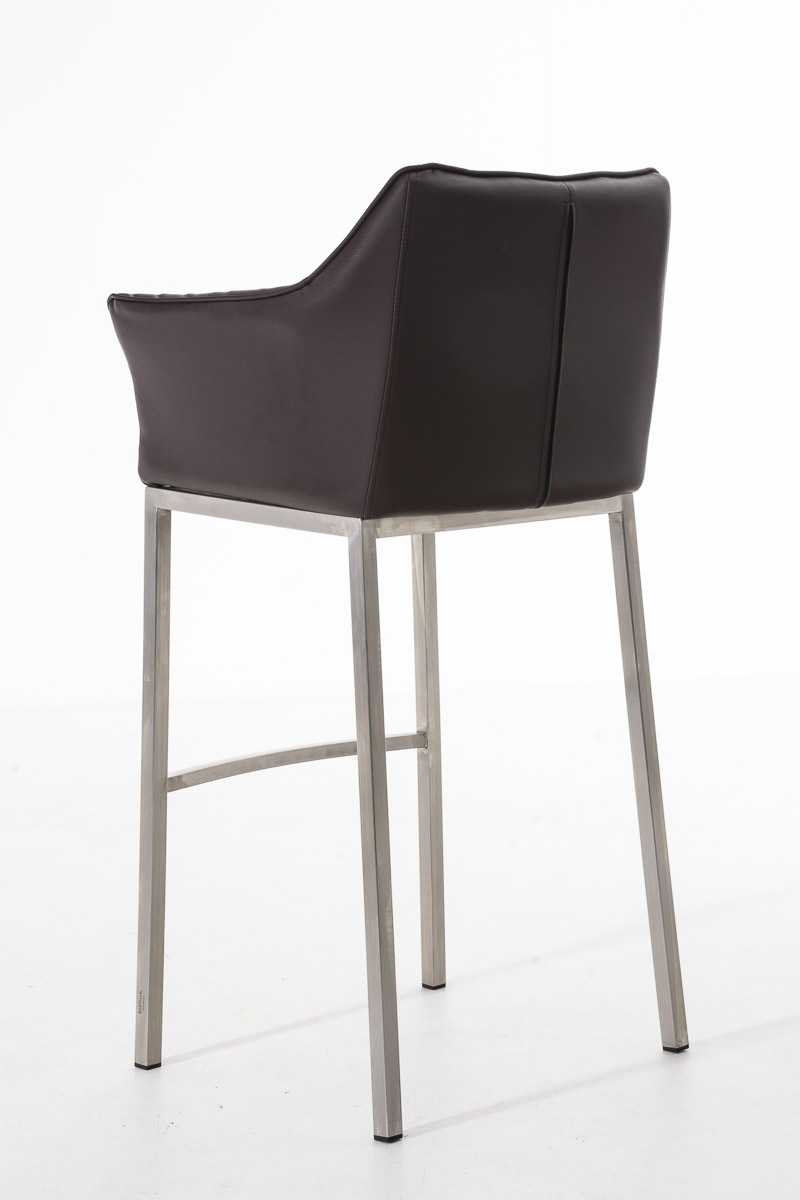 Barkruk Damaso Kunstleer met Vierpootsframe