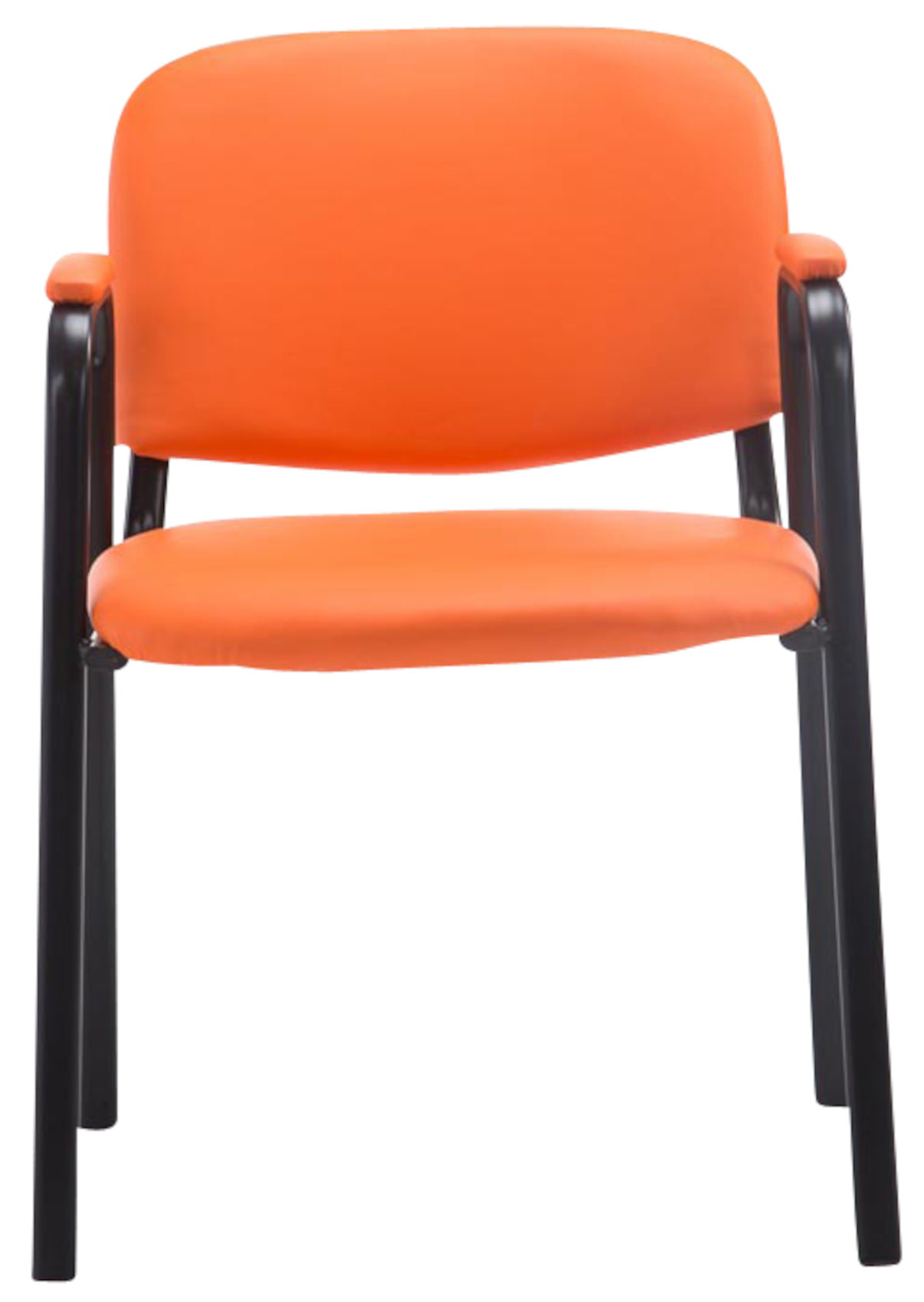 Set van 4 stapelstoelen Ken Pro kunstleer